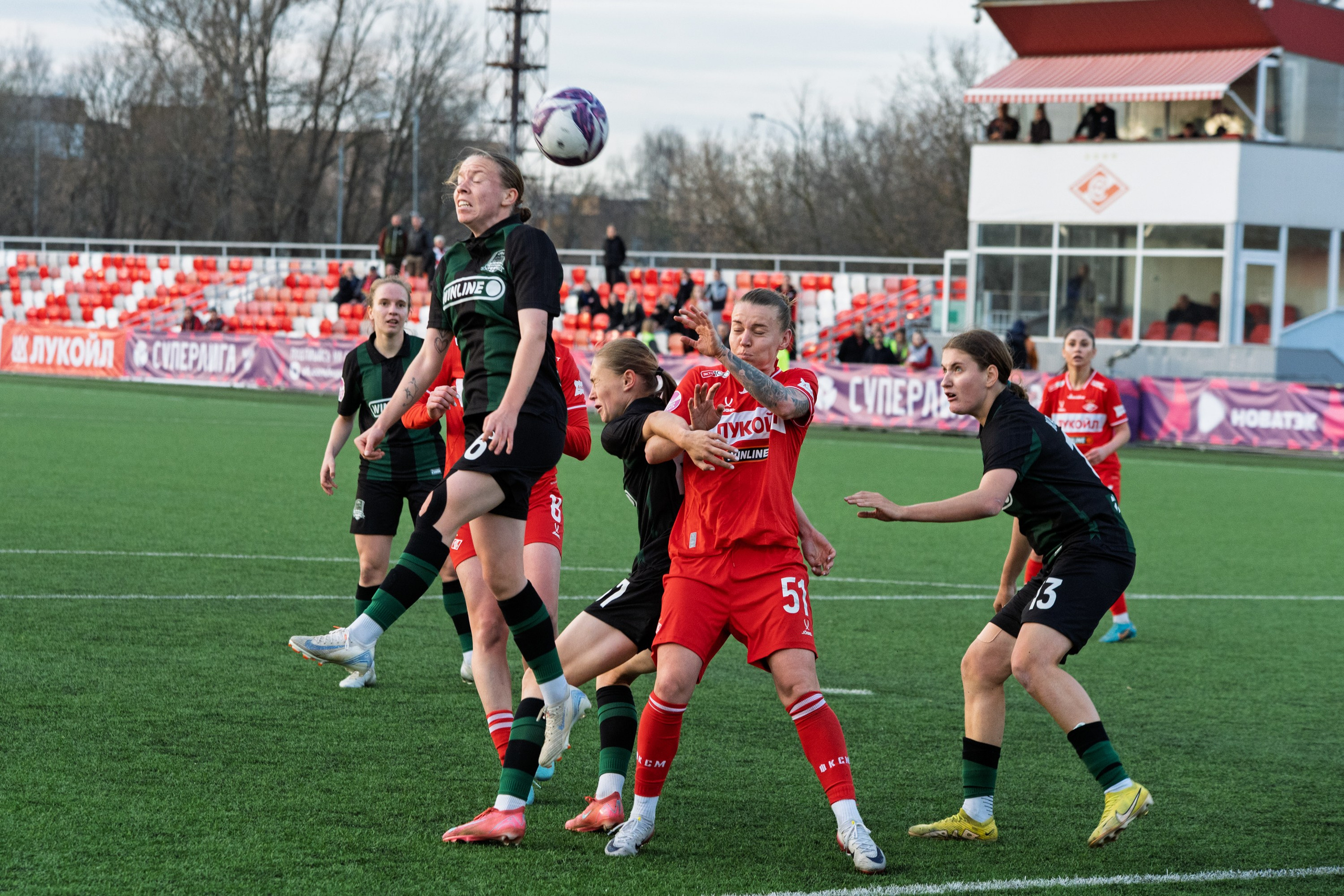 ⚽️ ЖФК Спартак — ЖФК Краснодар 28.03.2026. Фотограф Александр Махоткин