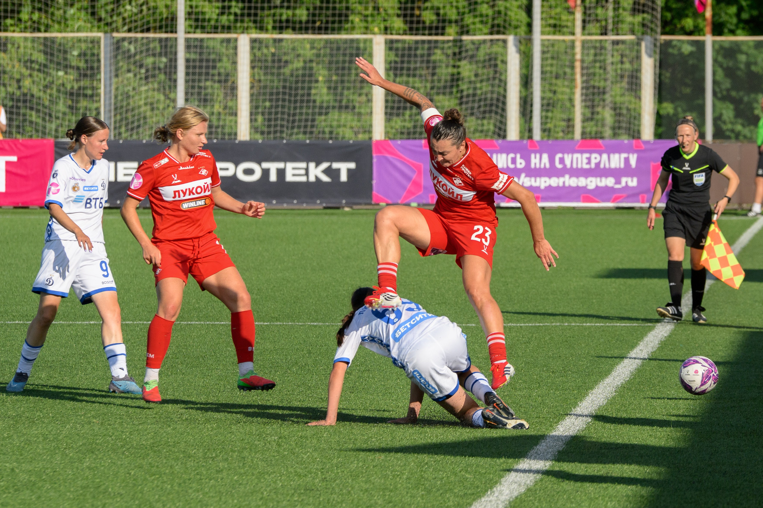 ⚽️ ЖФК Спартак — ЖФК Динамо 01.08.2026. Фотограф Александр Махоткин