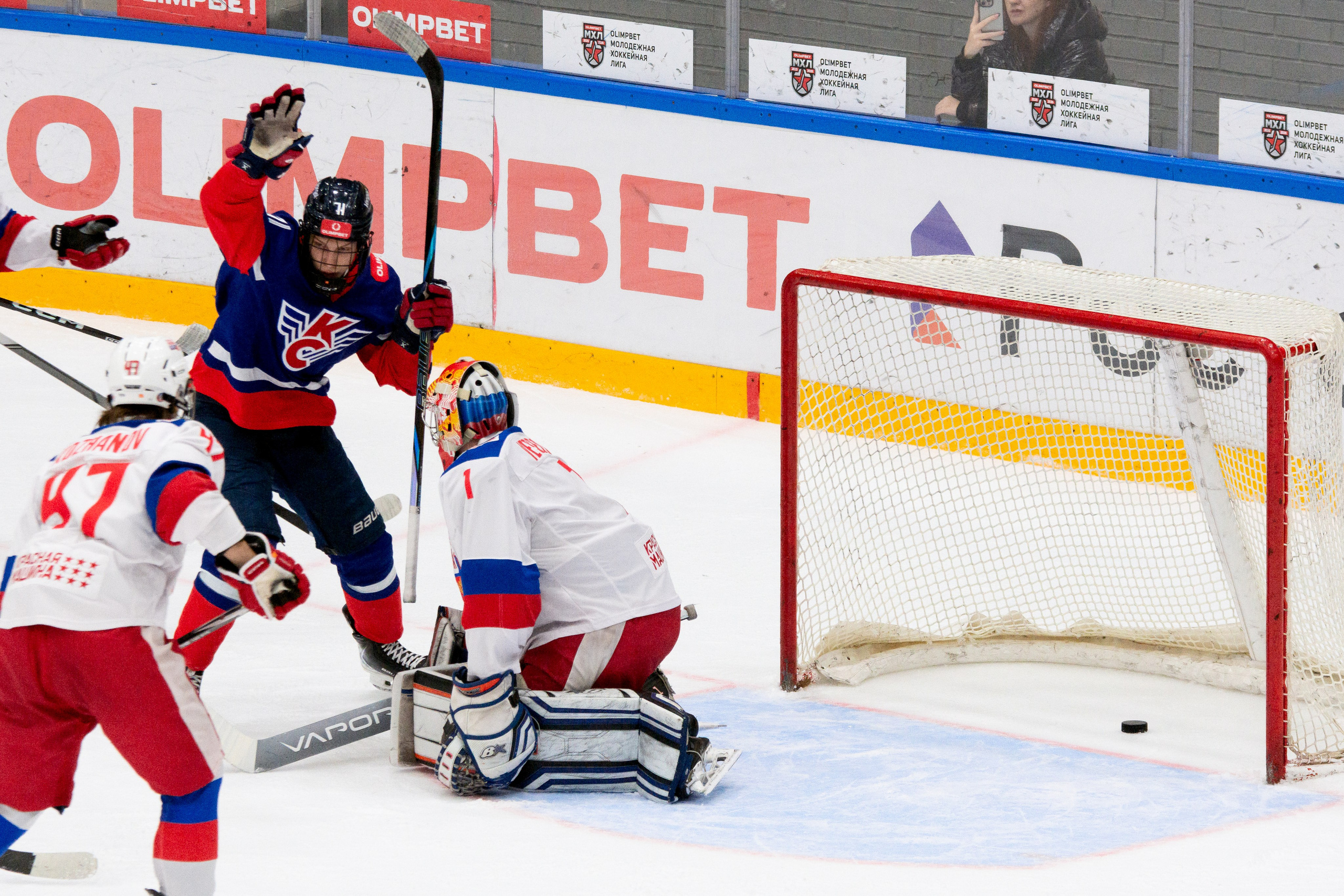 🏒 Крылья Советов — Красная Машина Юниор 28.11.2025. Фотограф Александр Махоткин