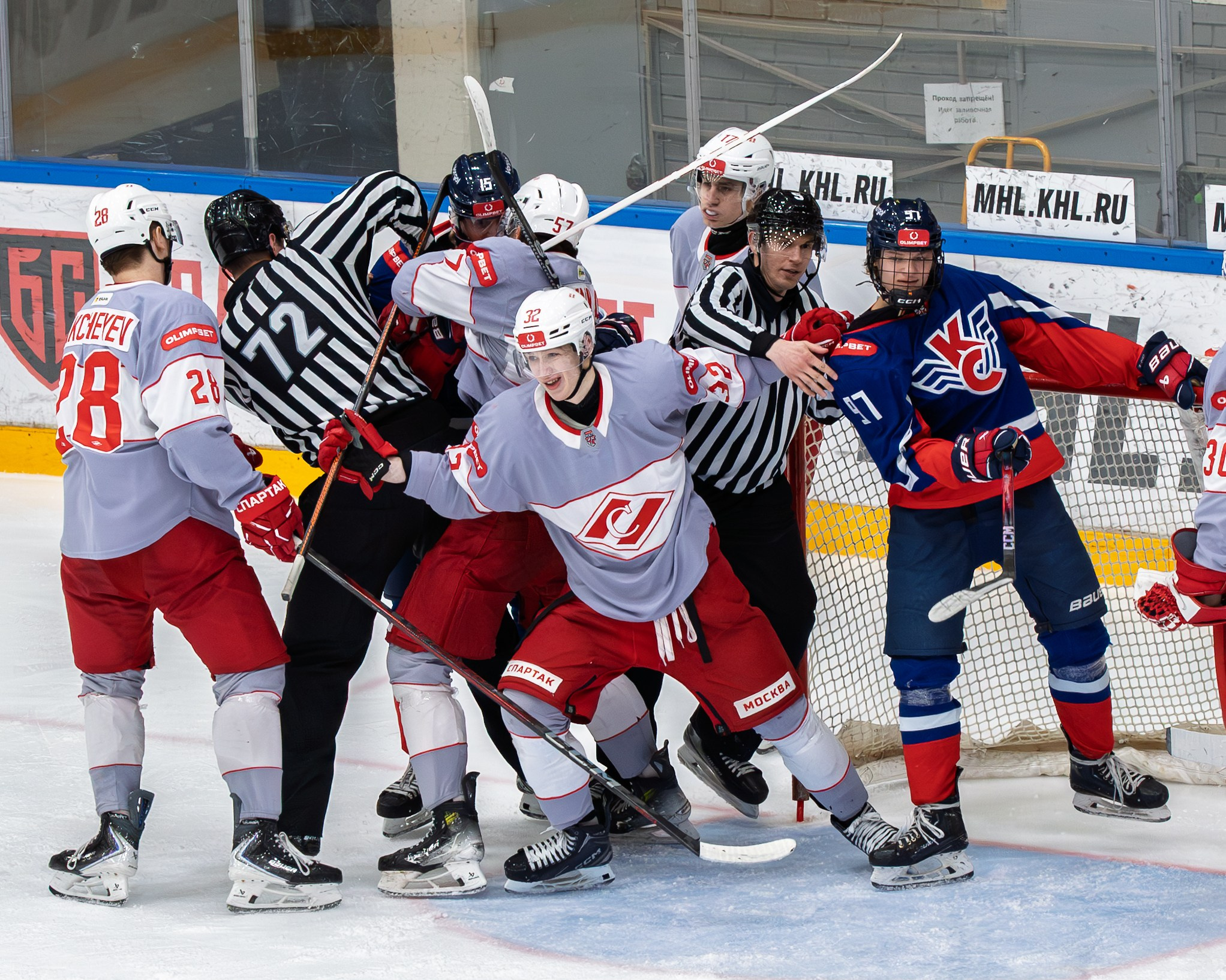 🏒 Крылья Советов — МХК Спартак 15.03.2026. Фотограф Александр Махоткин