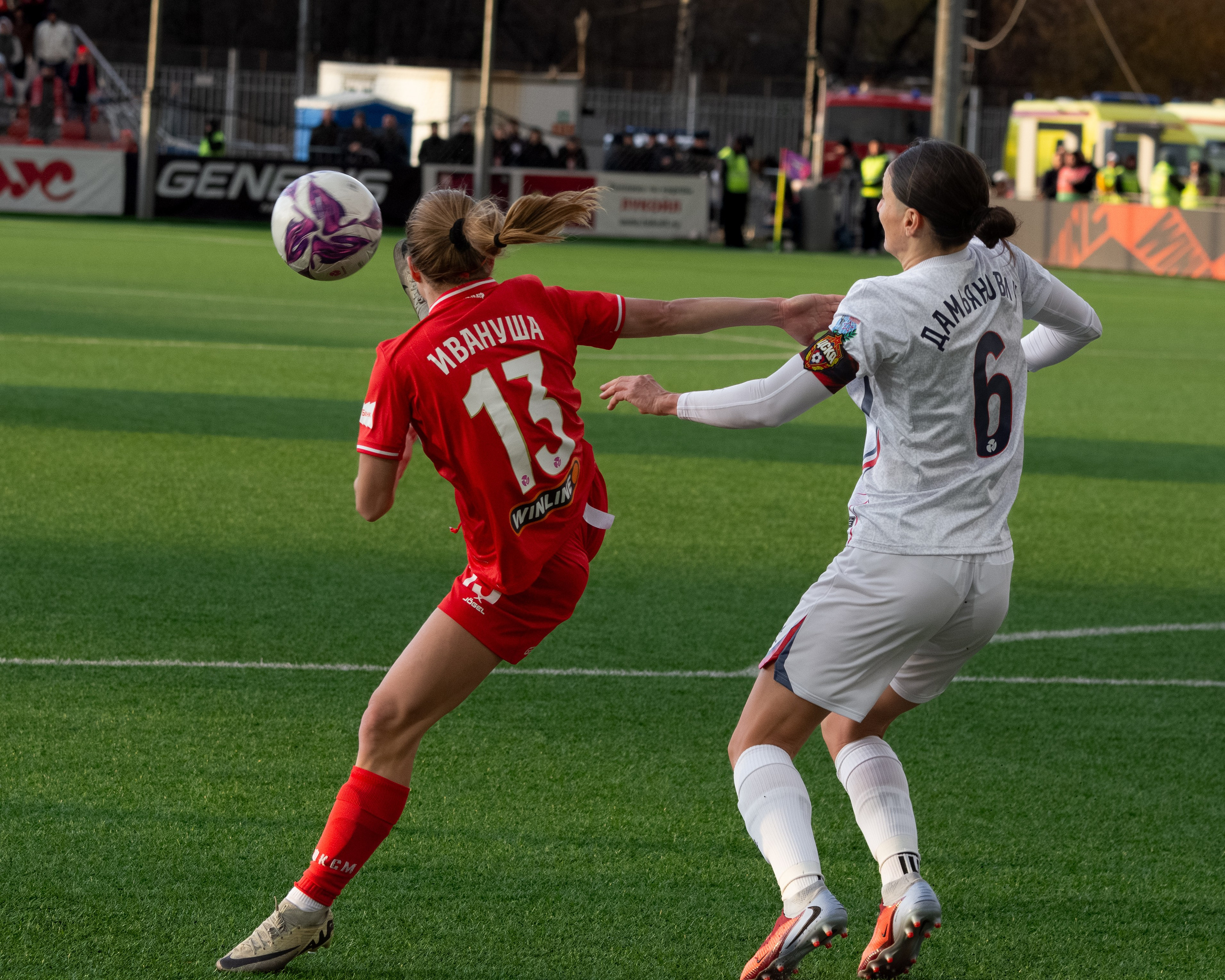 ⚽️ ЖФК Спартак — ЖФК ЦСКА 02.11.2025. Фотограф Александр Махоткин