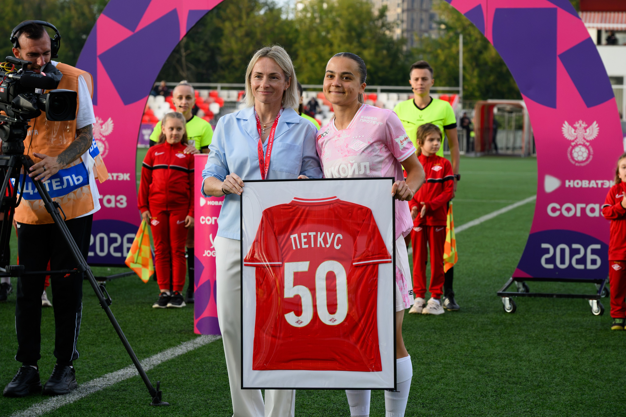 ⚽️ ЖФК Спартак — ЖФК Звезда-2005 29.08.2026. Фотограф Александр Махоткин