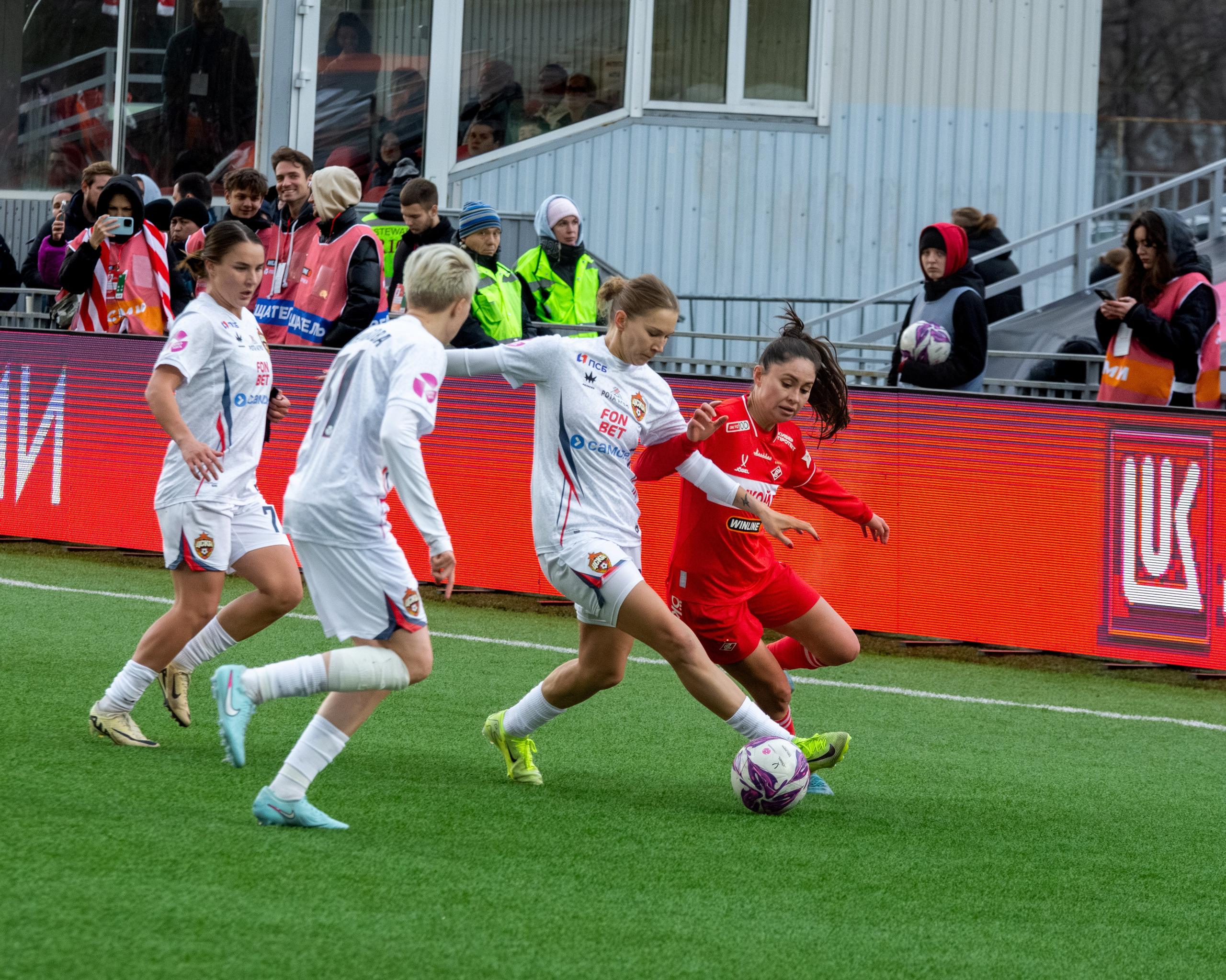 ⚽️ ЖФК Спартак — ЖФК ЦСКА 02.11.2025. Фотограф Александр Махоткин