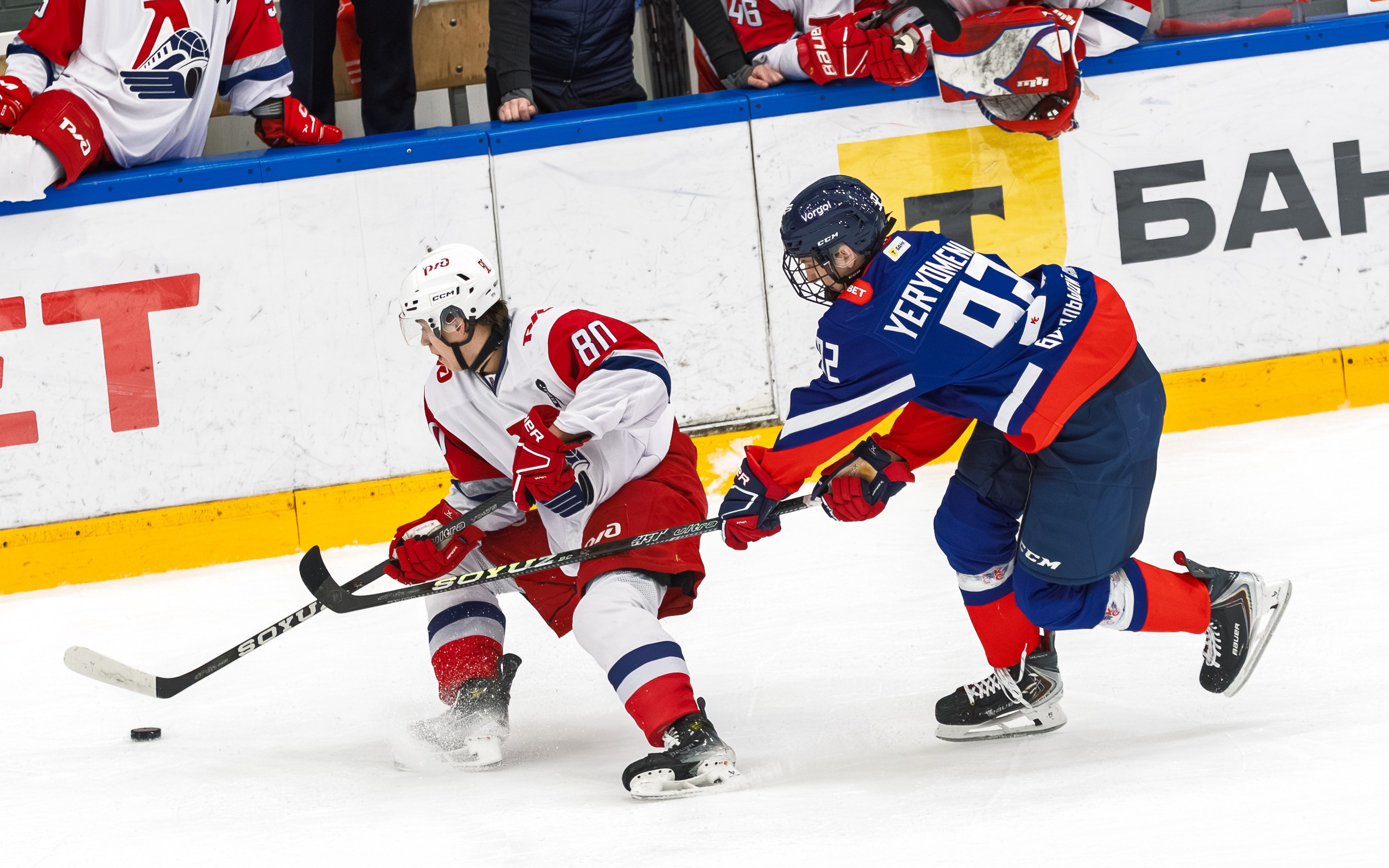 🏒 Крылья Советов — Локо Ярославль 01.02.2026. Фотограф Александр Махоткин