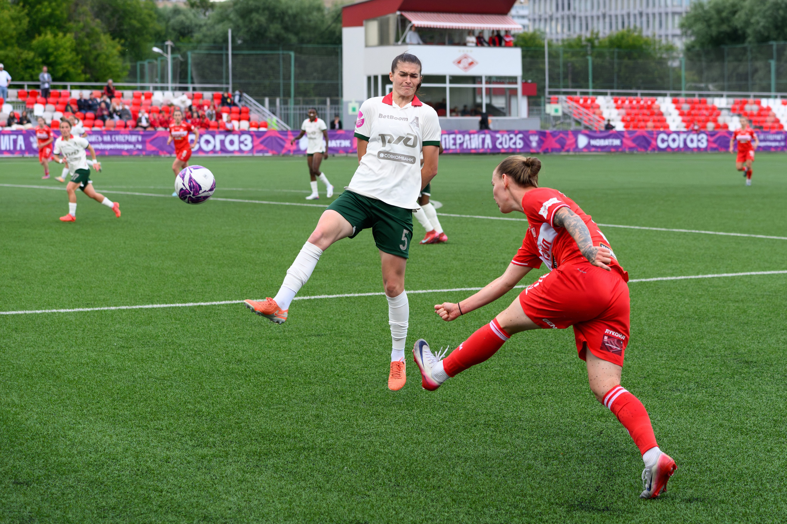 ⚽️ ЖФК Спартак — ЖФК Локомотив 27.06.2026. Фотограф Александр Махоткин