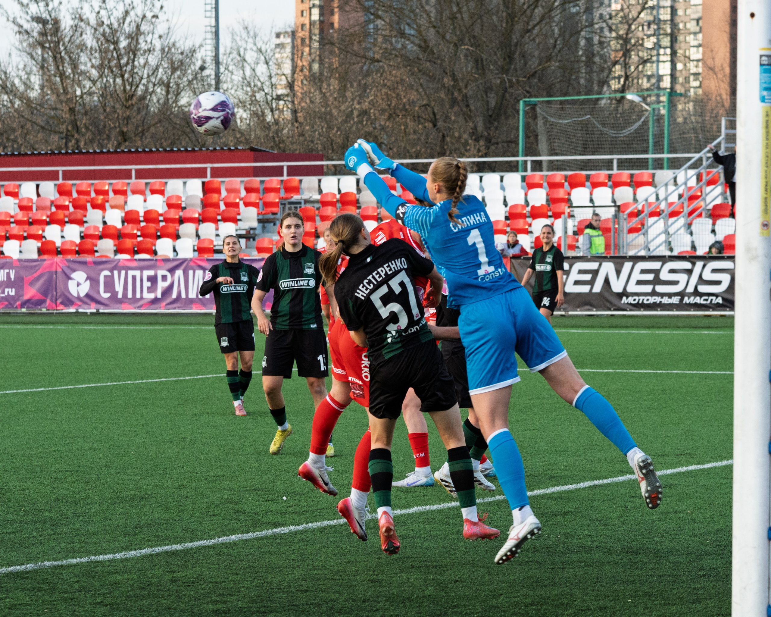 ⚽️ ЖФК Спартак — ЖФК Краснодар 28.03.2026. Фотограф Александр Махоткин