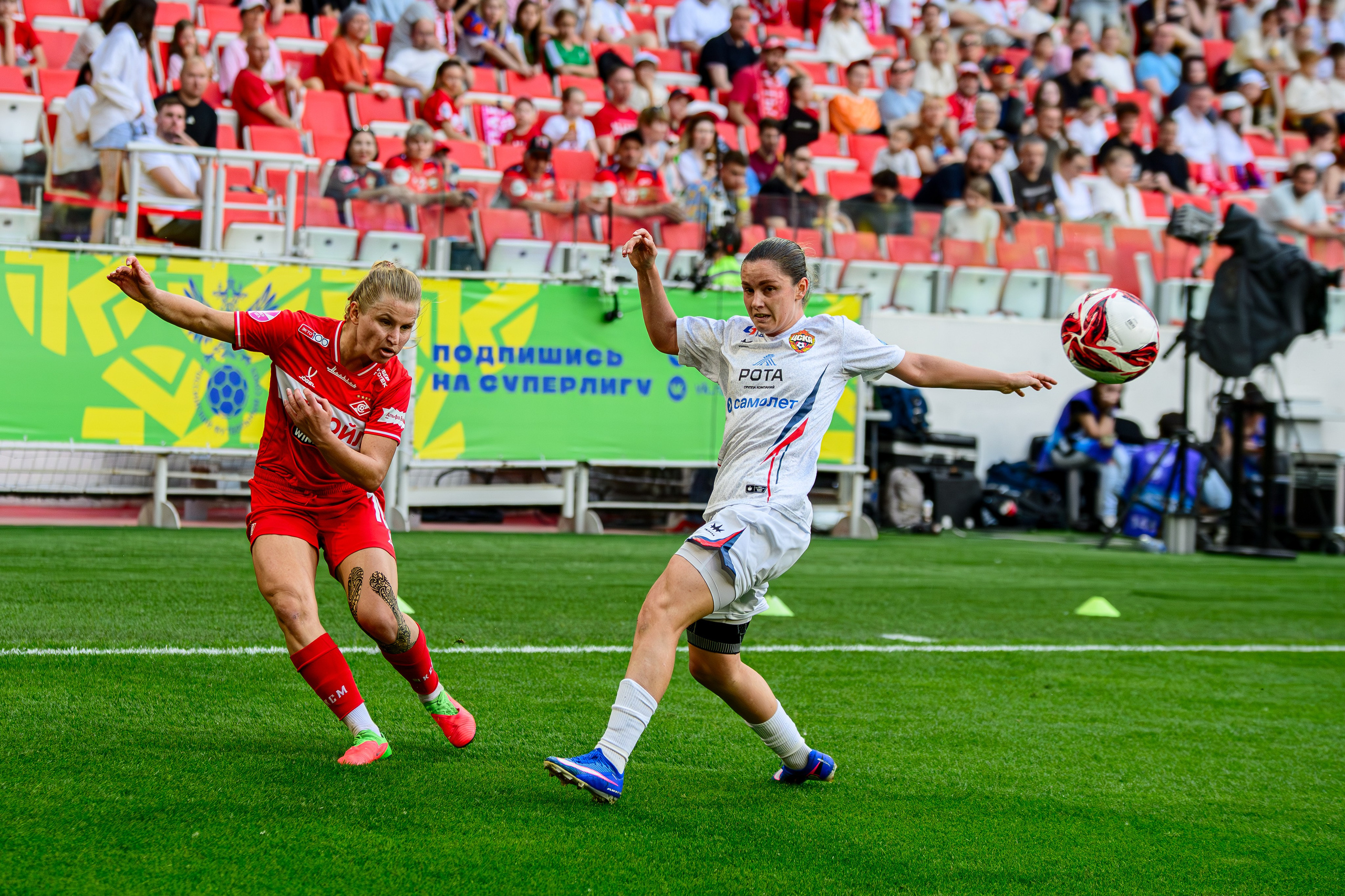⚽️🏆 Суперкубок России — 2026. ЖФК Спартак — ЖФК ЦСКА 13.06.2026. Фотограф Александр Махоткин