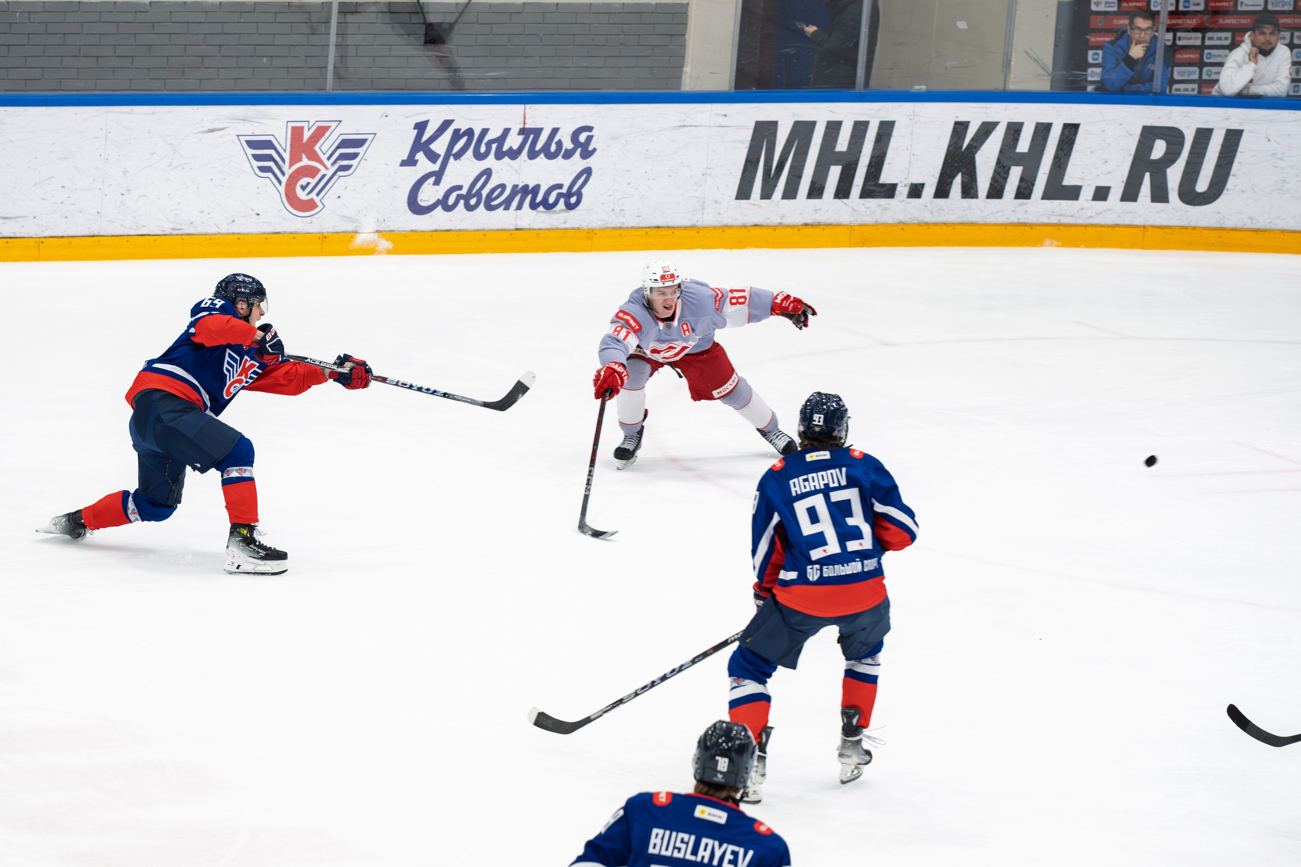 🏒 Крылья Советов — МХК Спартак 15.03.2026. Фотограф Александр Махоткин