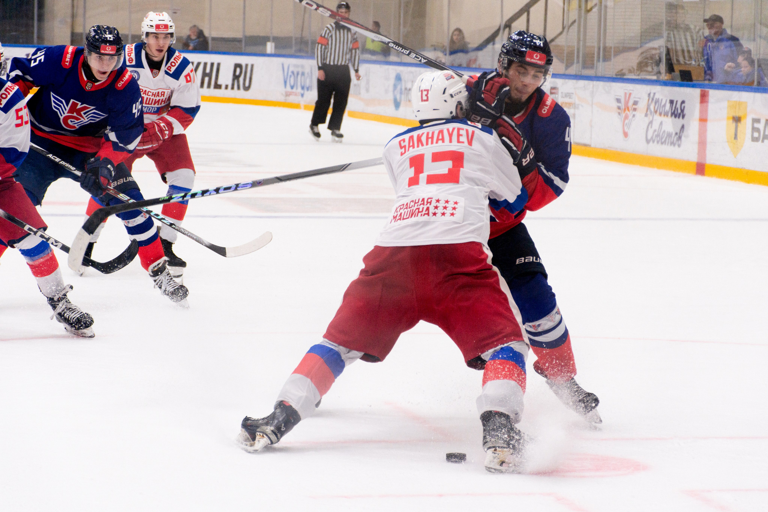 🏒 Крылья Советов — Красная Машина Юниор 28.11.2025. Фотограф Александр Махоткин