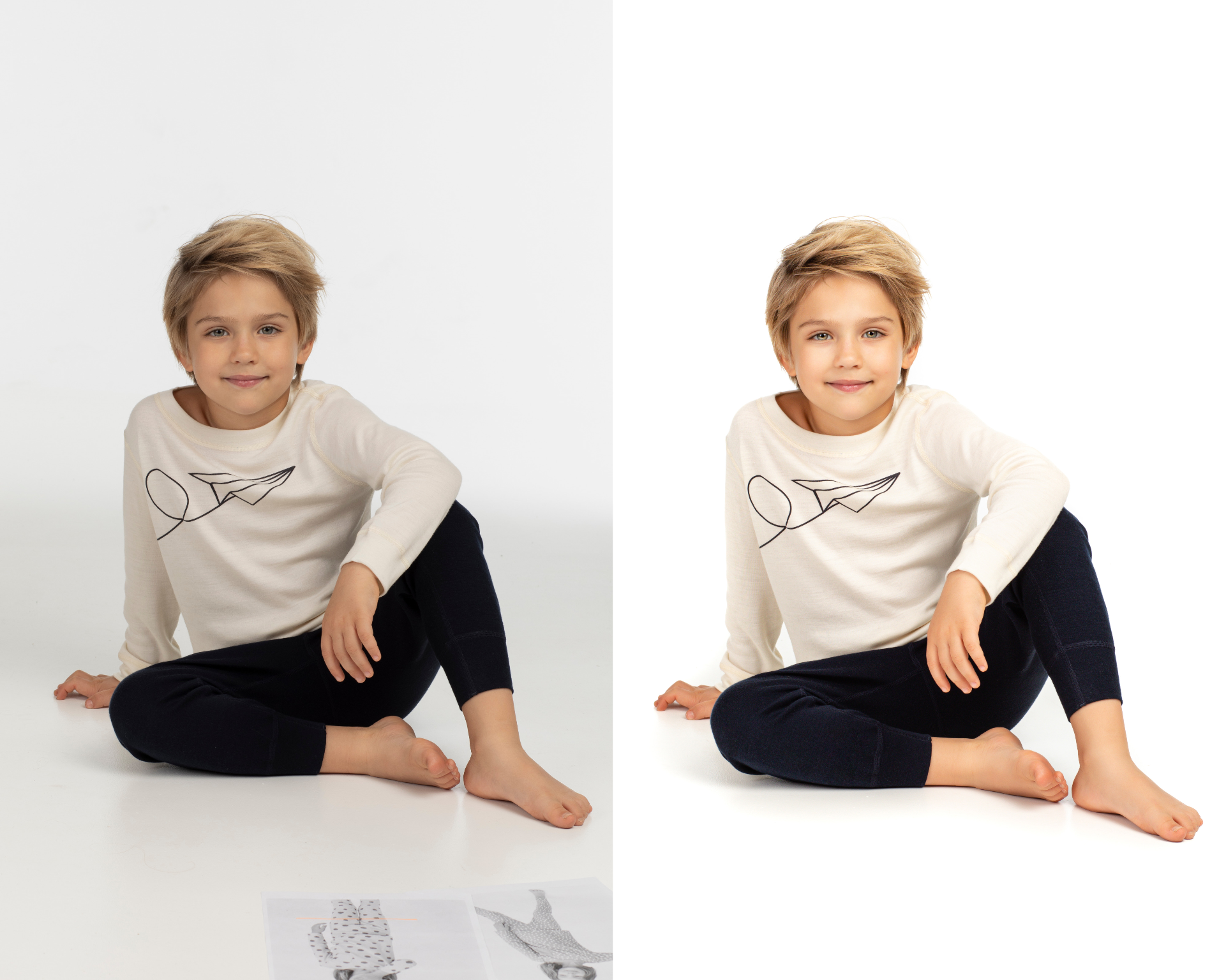 Для рекламы одежды