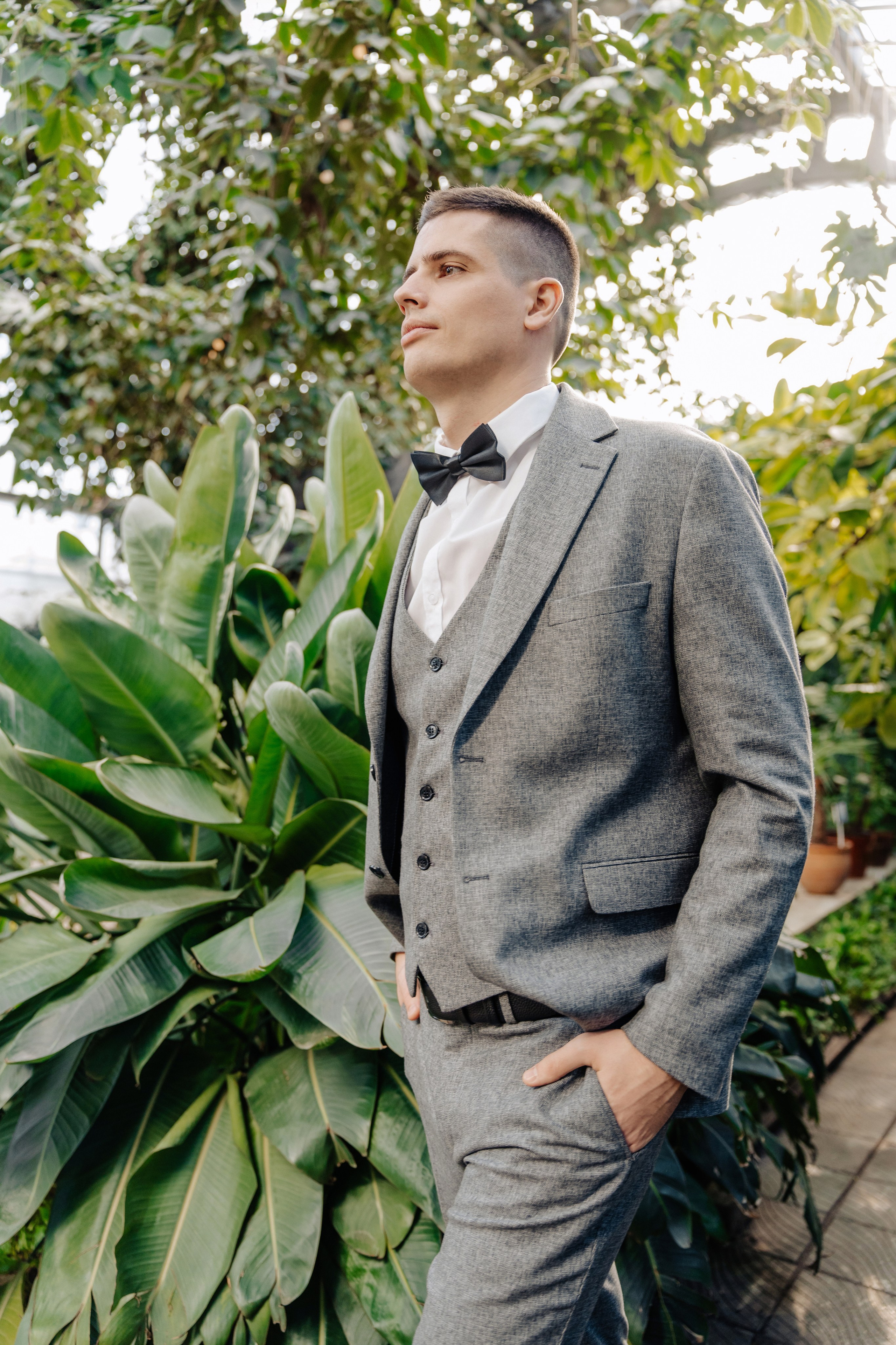 Свадебная в оранжерее. Михаил и Виктория. Фотограф Сергей Лукьяненко