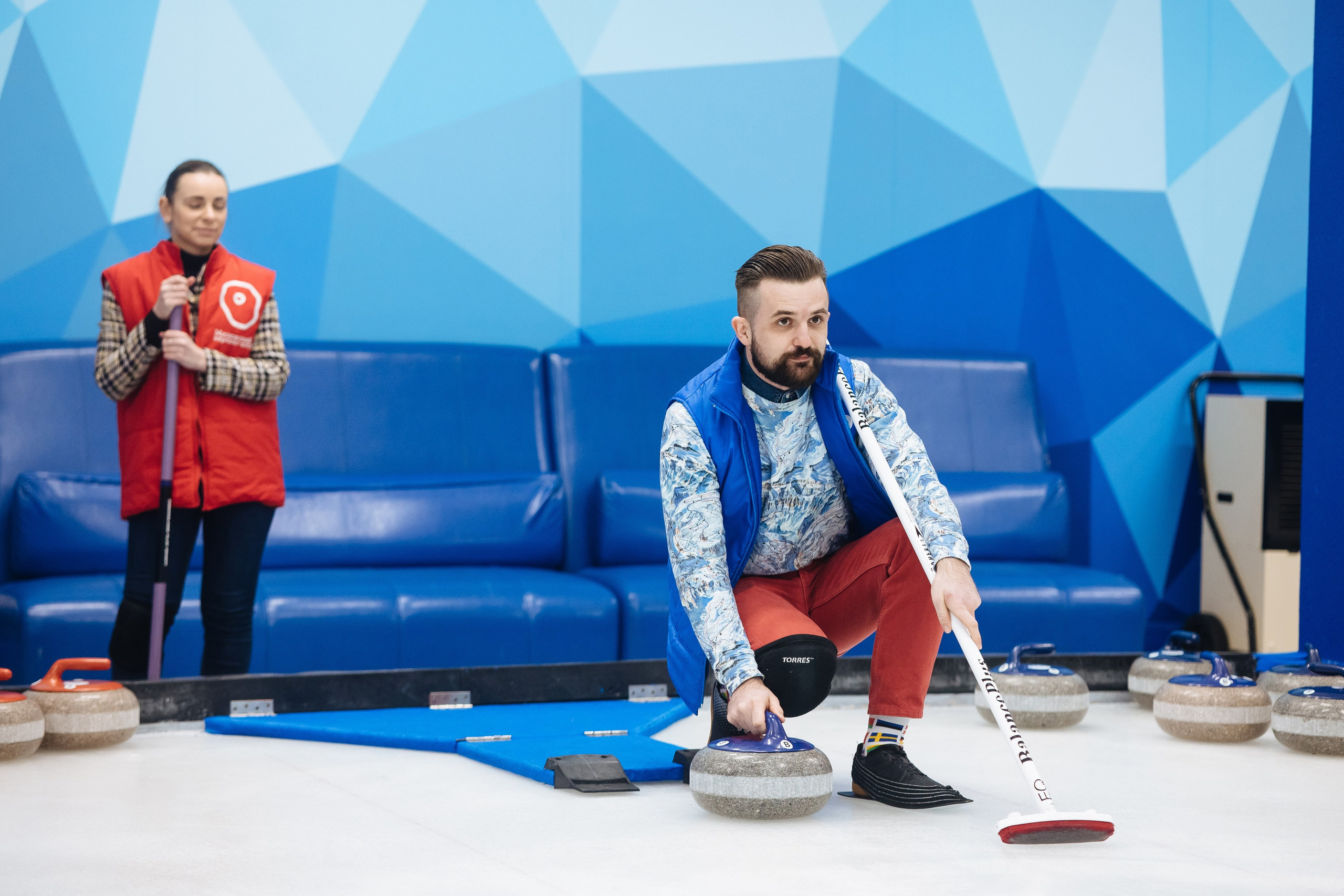 Корпоратив в кёрлинге. Свадебный и семейный фотограф Екатерина Иванова