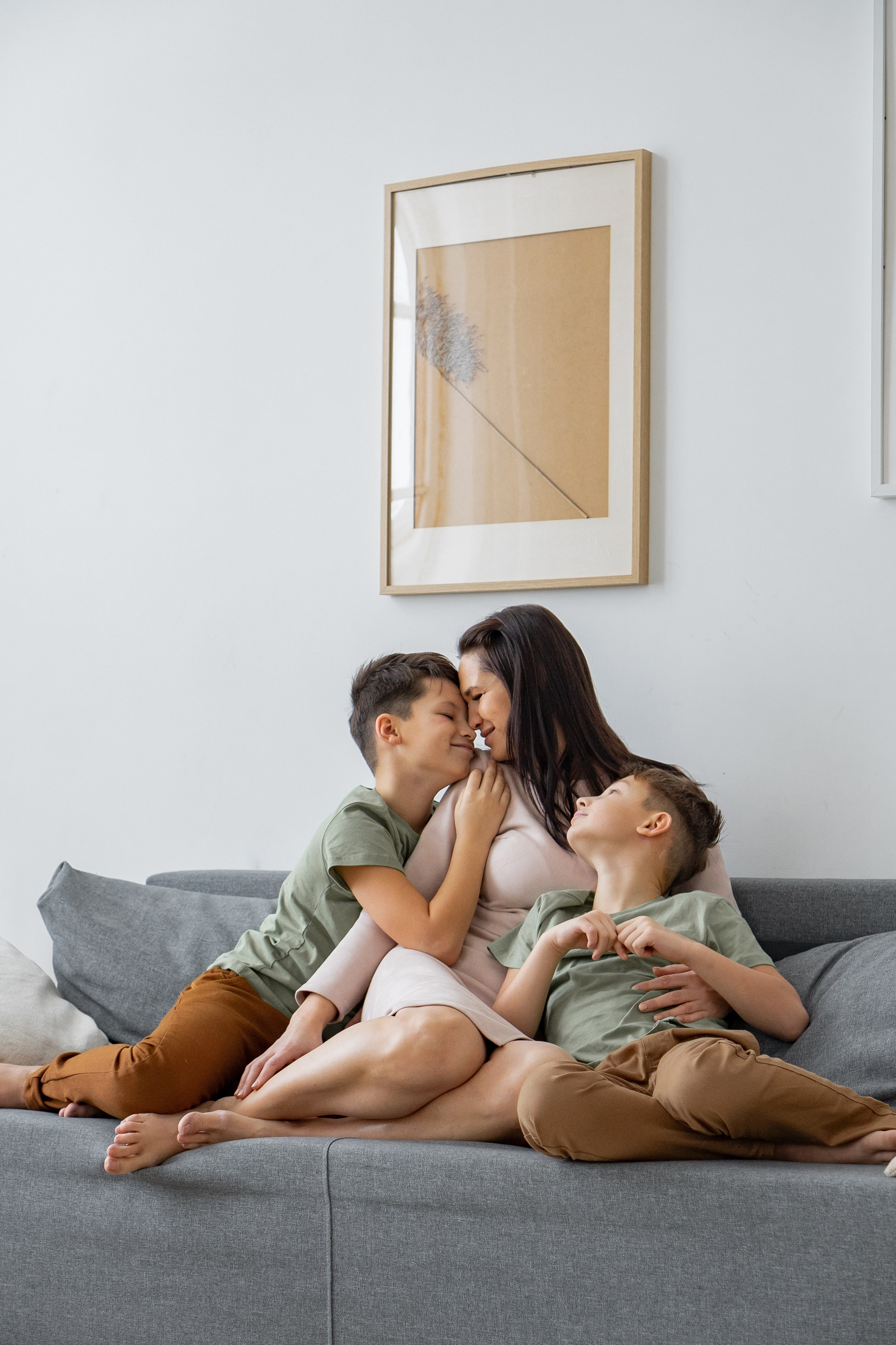 Семья Н. в фотостудии. Фотограф Ольга Игорева