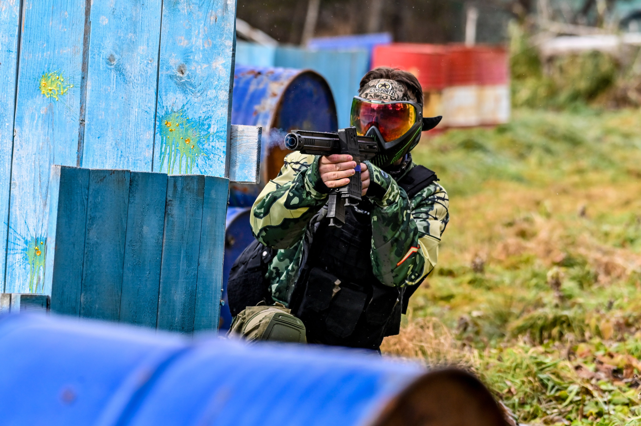 Пейнтбол. Фоторепортажи Сахалина