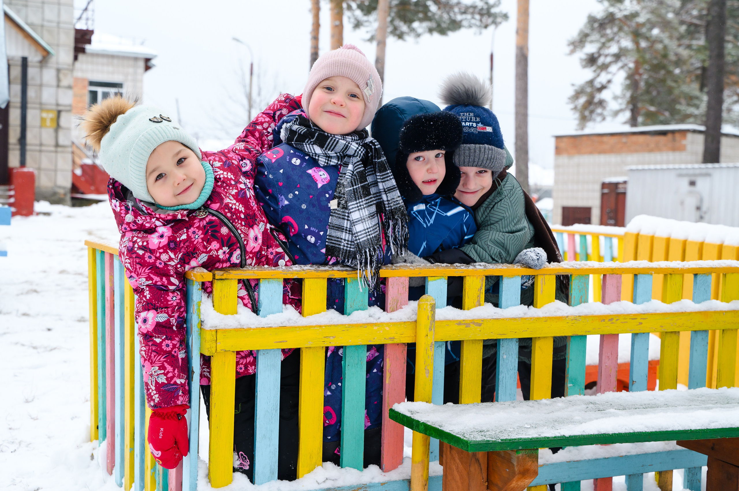 Зимняя прогулка в саду. Студия выпускных альбомов Ольги Галкиной. Томск