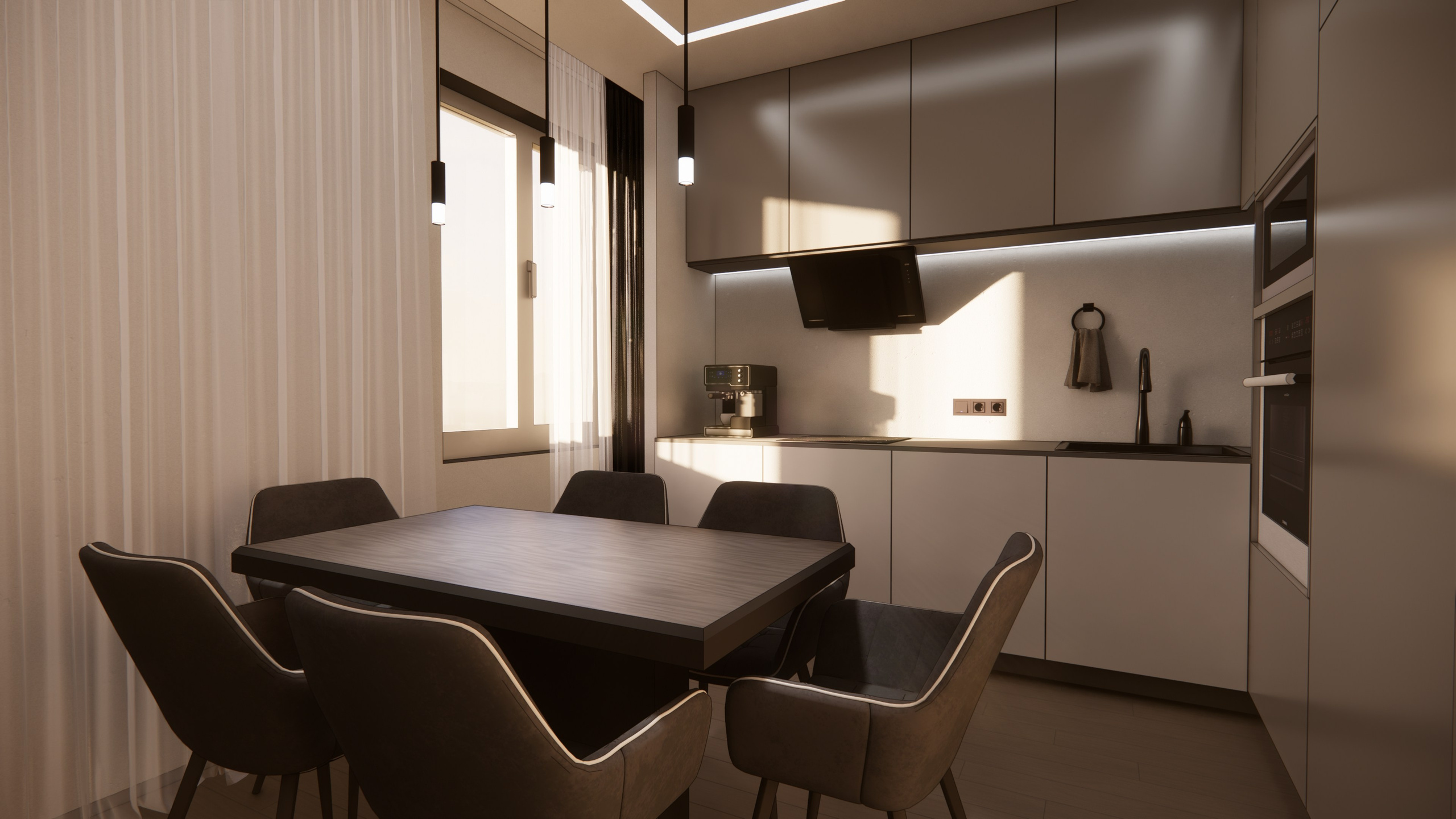 Проект № 4 — Квартира 64 кв. м. LANOIR: визуализация проектов, интерьер, экстерьер, ArchiCAD чертежи | Стерлитамак