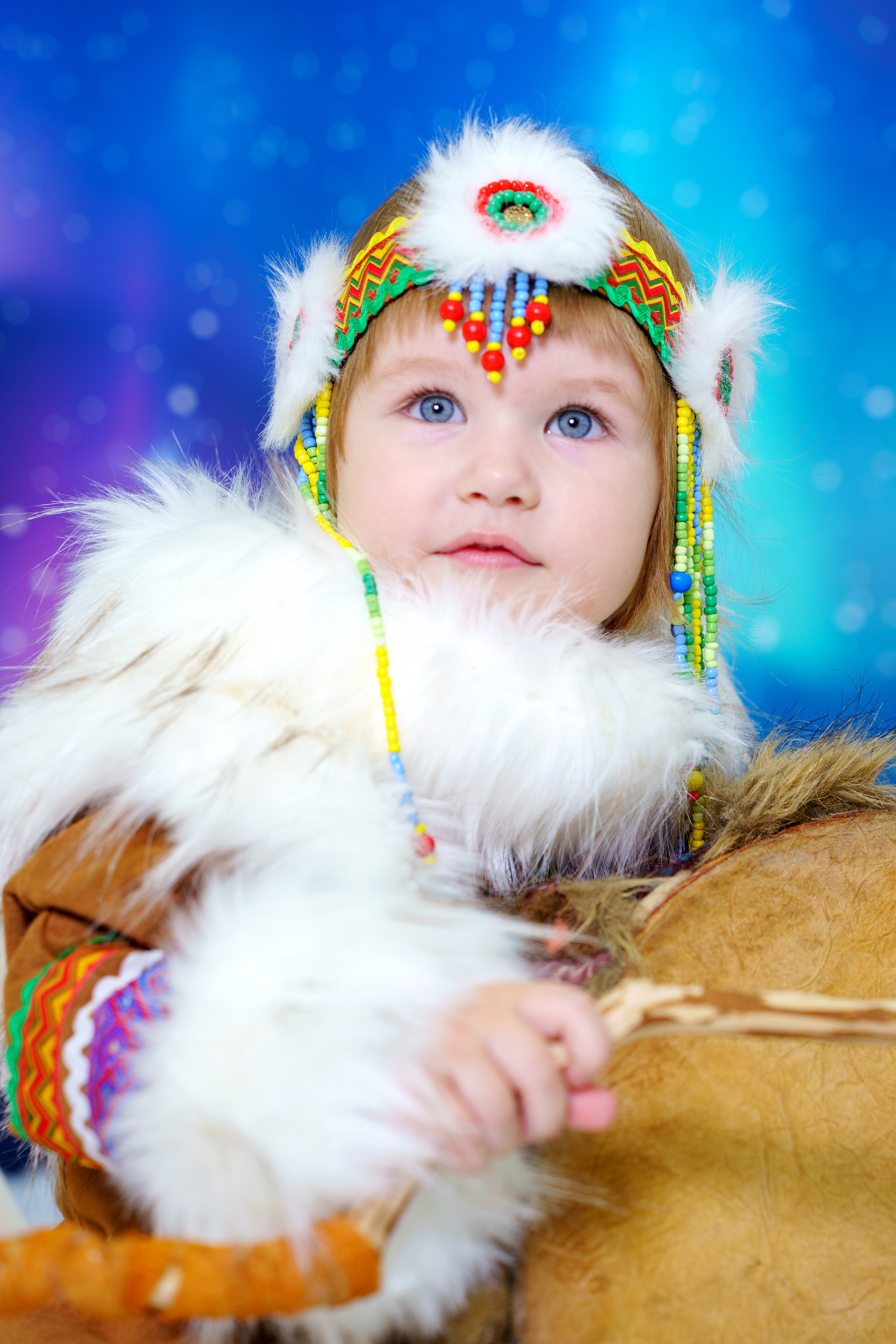 Новогодняя фотосессия для садика «Северное Сияние». Фотостудия «Стрекоза»