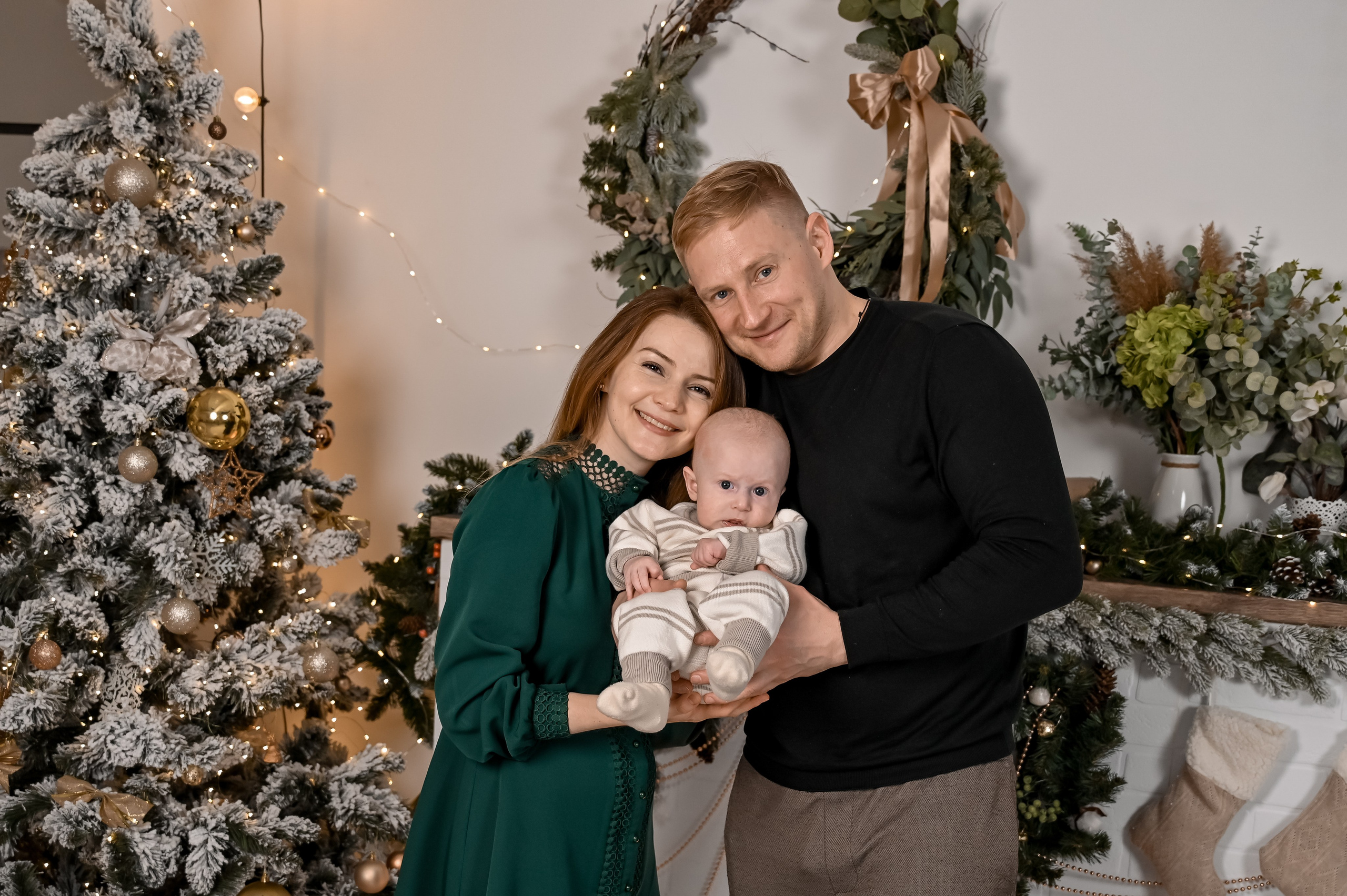 Новогодняя фотосессия в студии. Семейный и свадебный фотограф в г. Уфа Динара