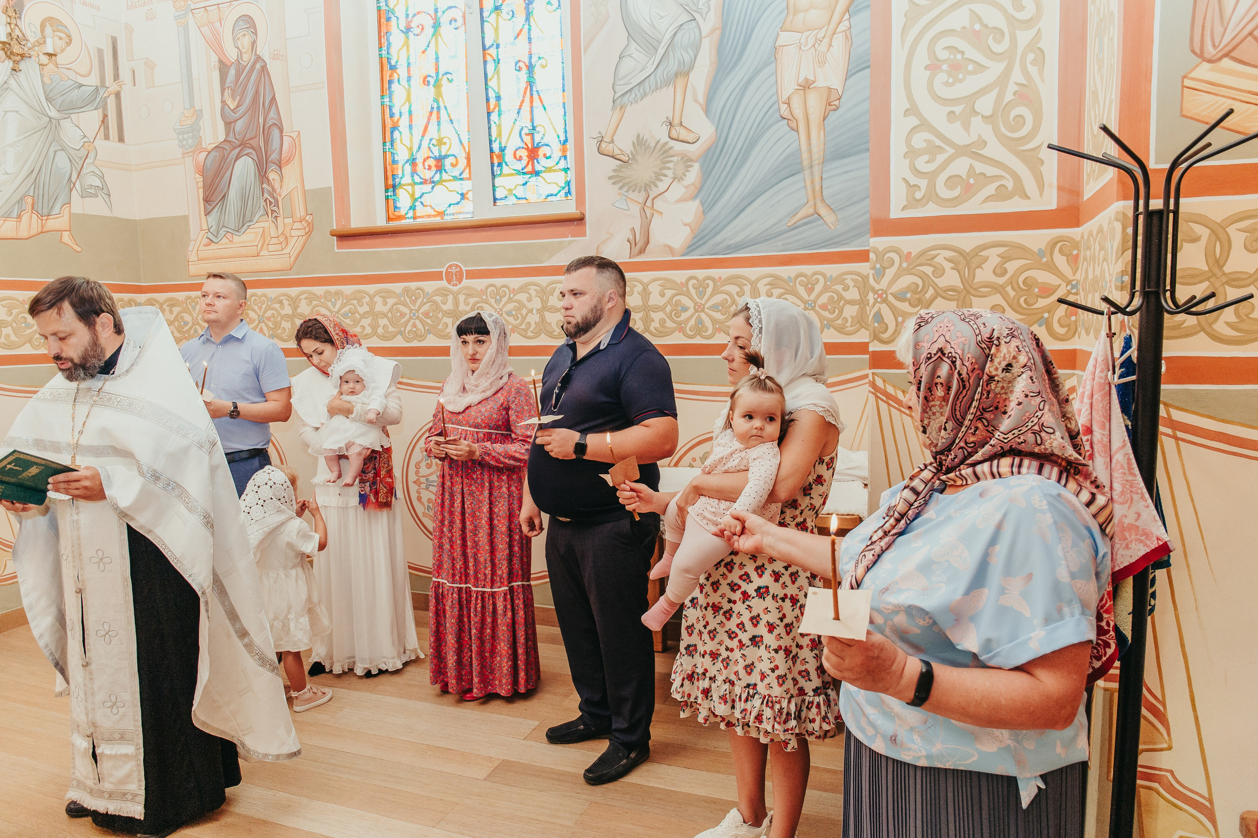 Крещение Маши в Черниговском Скиту. Фотограф новорожденных и детский в Сергиевом Посаде Кругликова Юлия