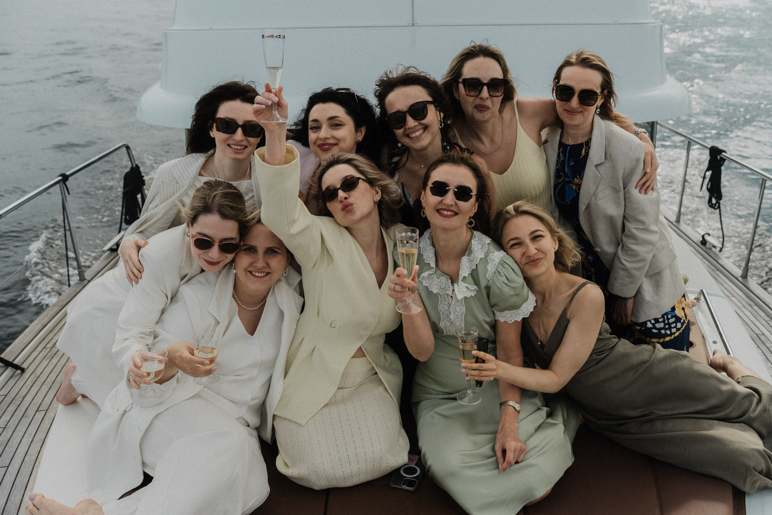 Девичник на яхте. Фотограф в Москве Ангелина Ким