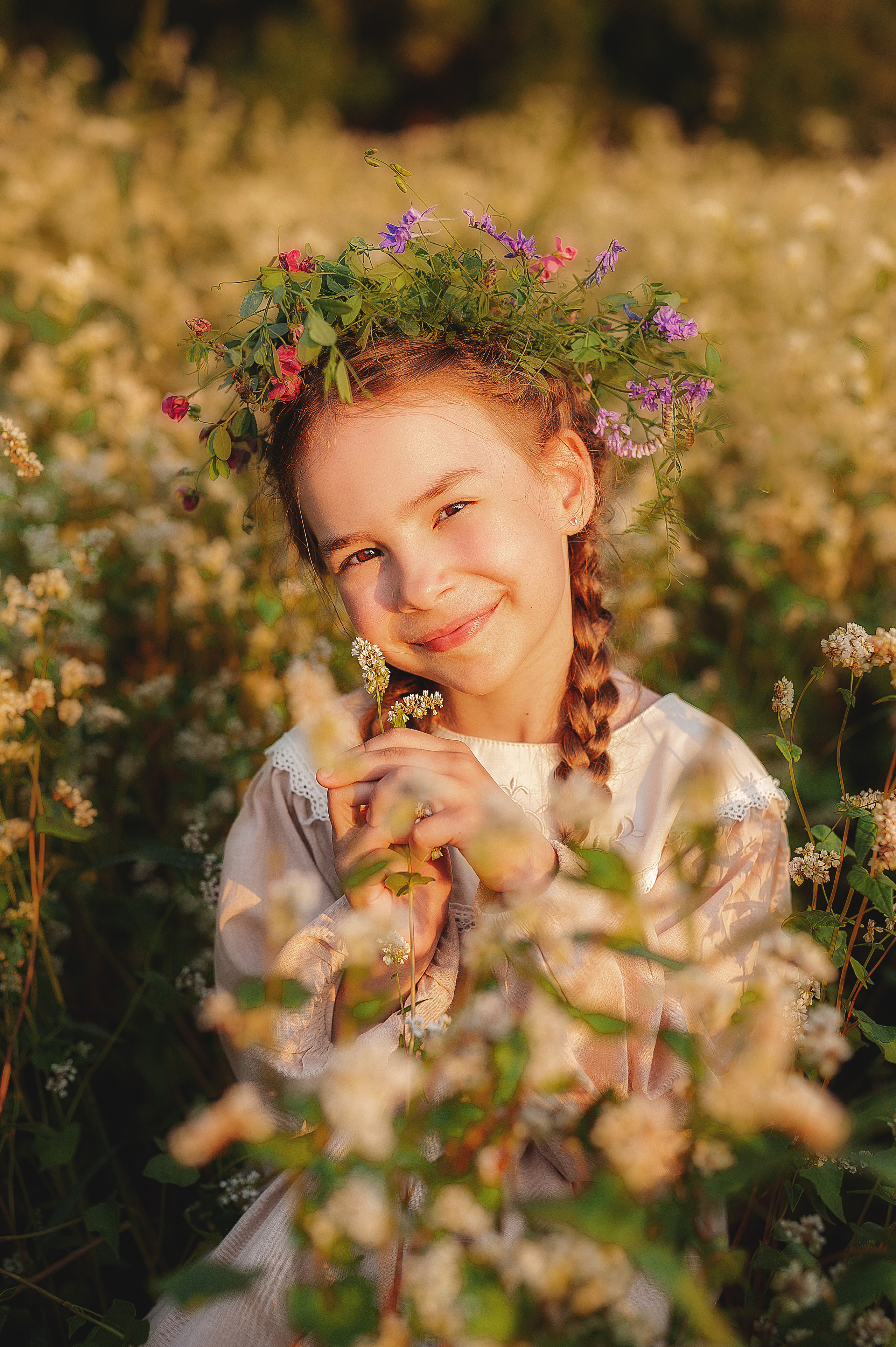 Гречишное поле. Семейный, детский фотограф в Воронеже Анна Никитина
