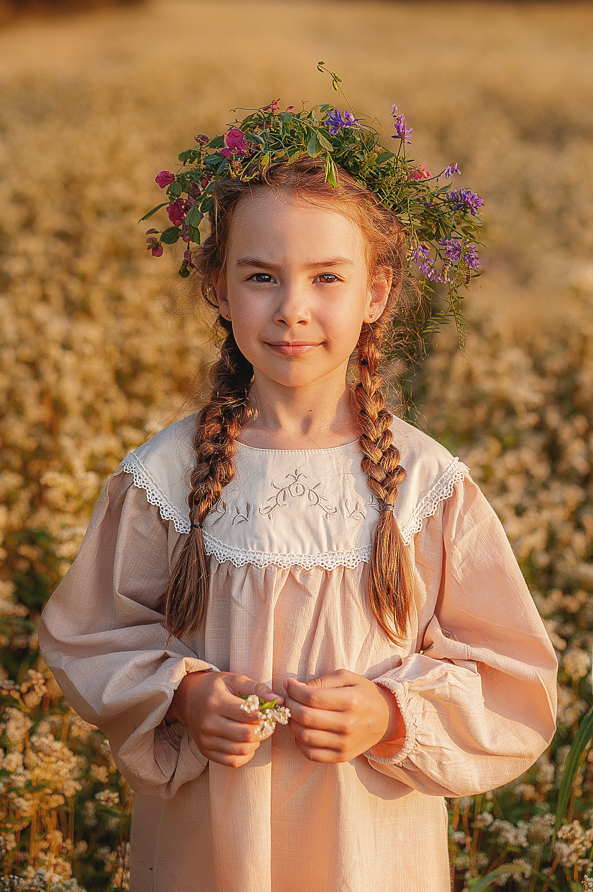 Гречишное поле. Семейный, детский фотограф в Воронеже Анна Никитина