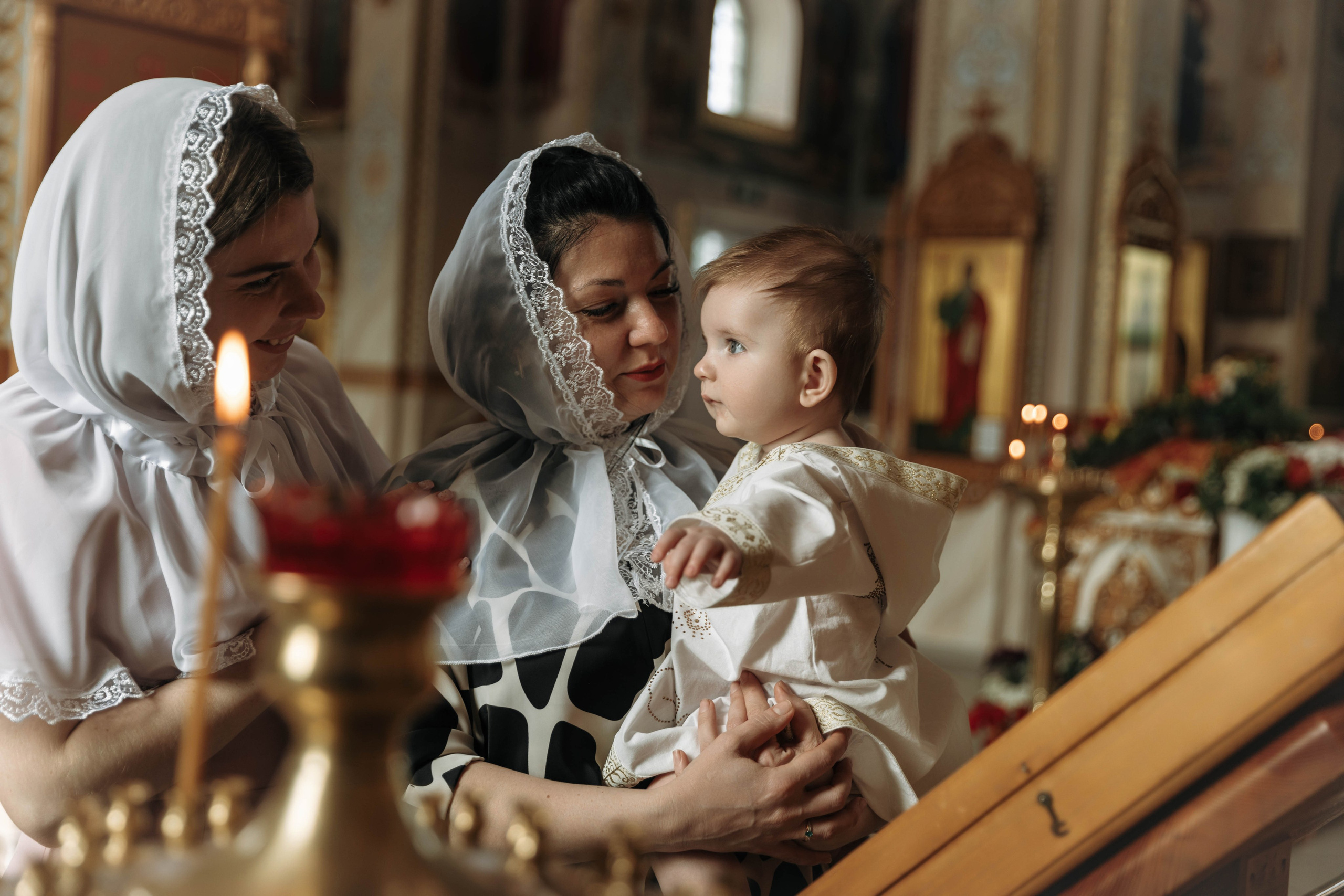 Таинство Крещения Даниила. Фотограф Сальск Катерина