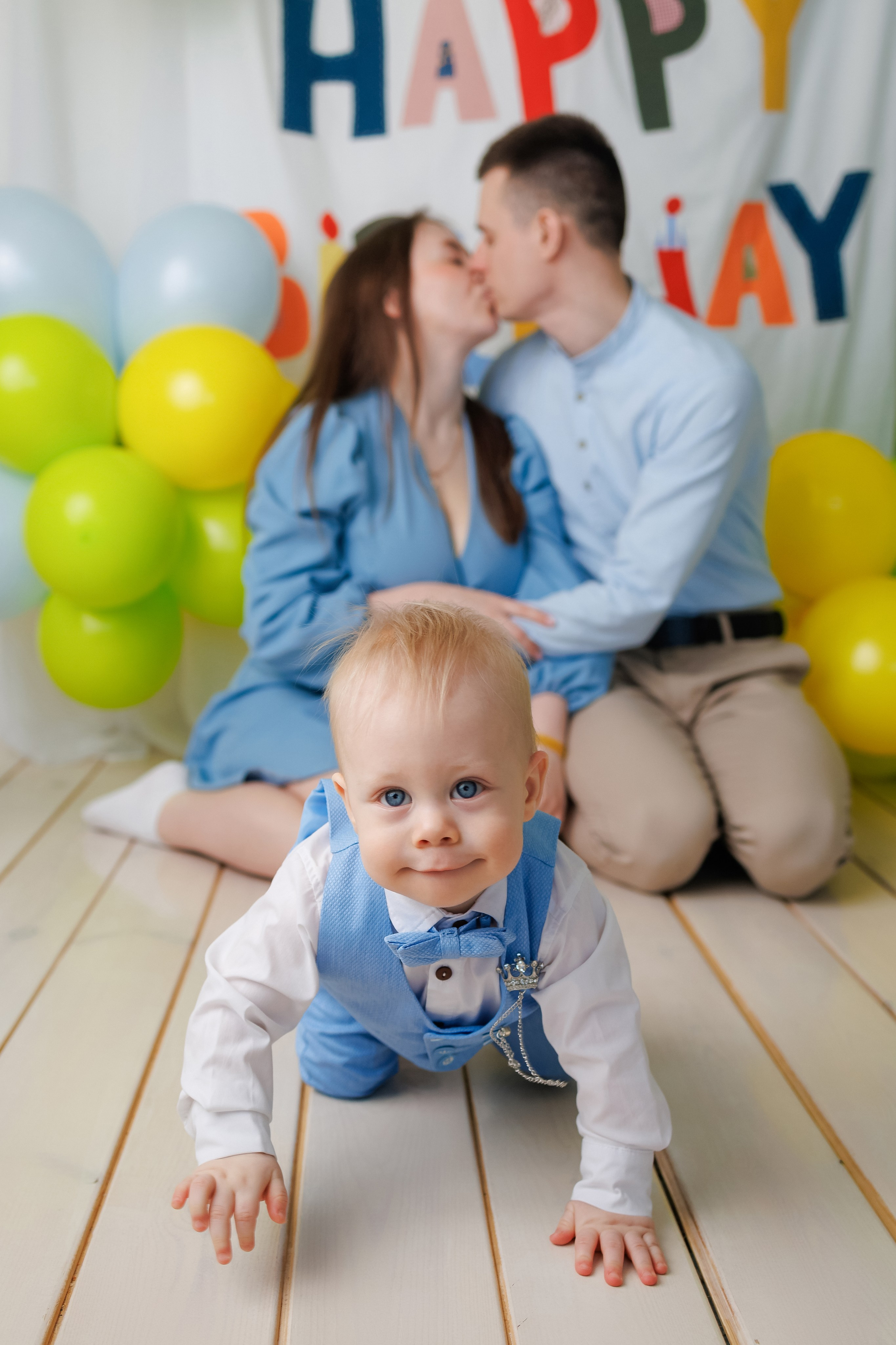 Сашеньке 1 годик. Фотограф новорожденный малышей Новосибирск