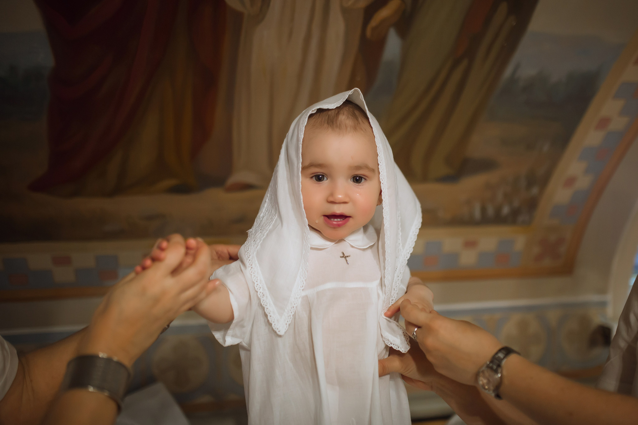 Крещение Любы. Фотограф на Крещение, семейный фотограф в Москве