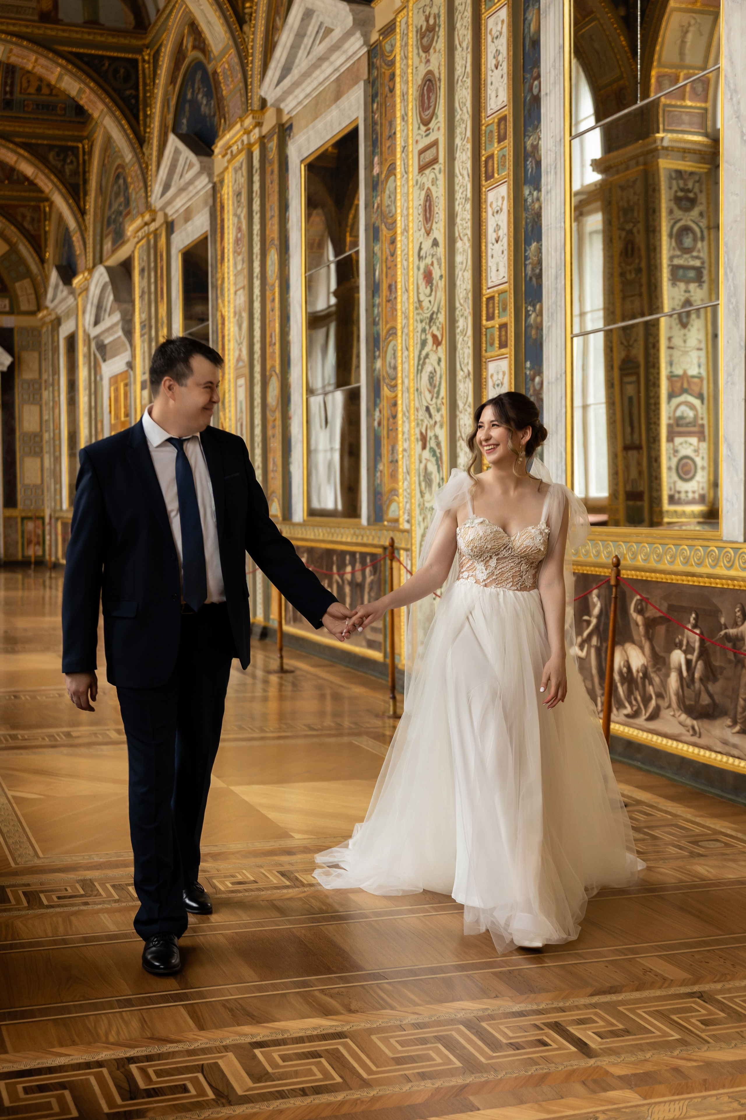 Свадебная фотосессия в Эрмитаже. Семейный и свадебный фотограф в Санкт-Петербурге Татьяна Швыкова