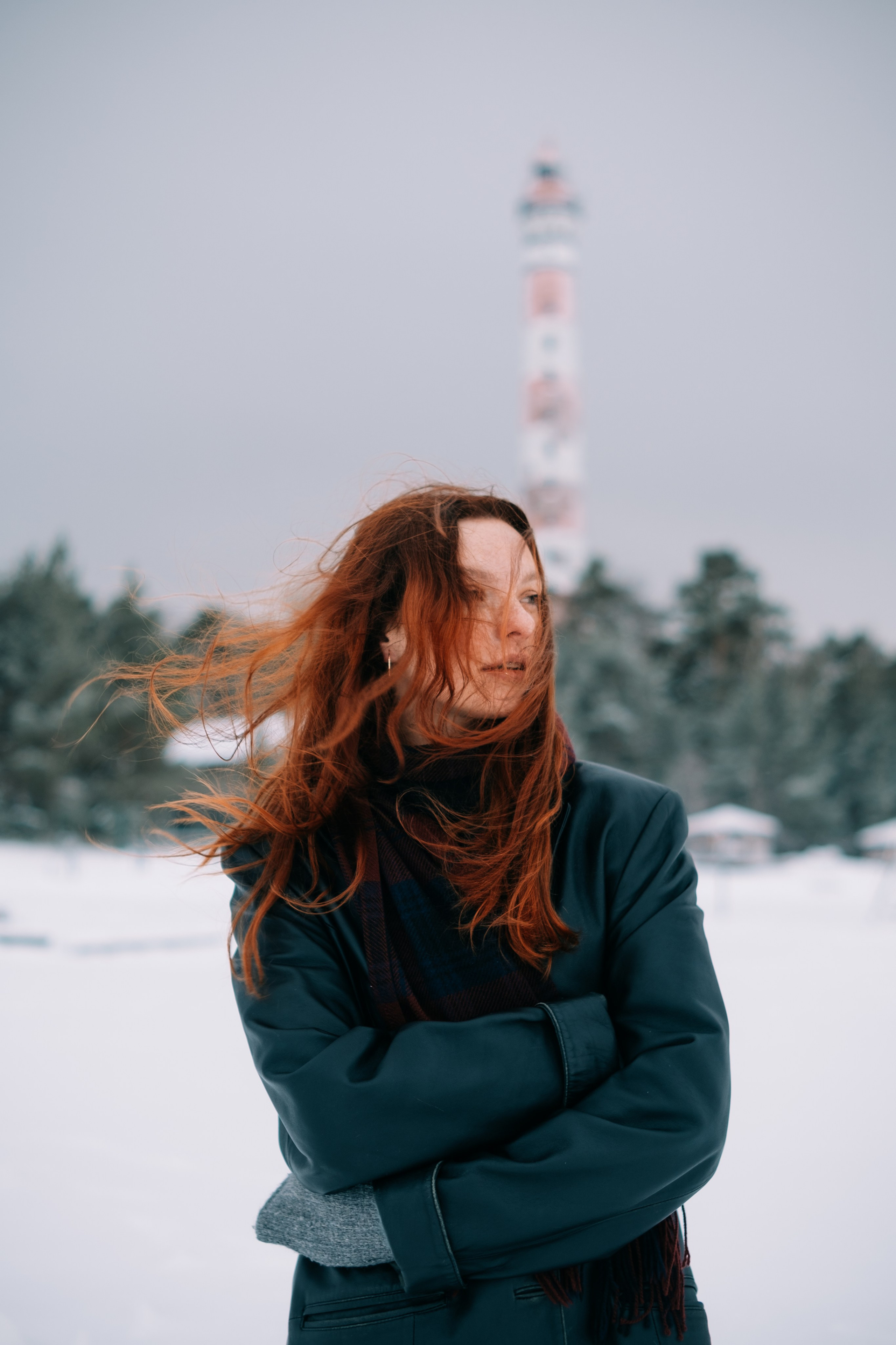 Настя. Съёмка у маяка. Lickord