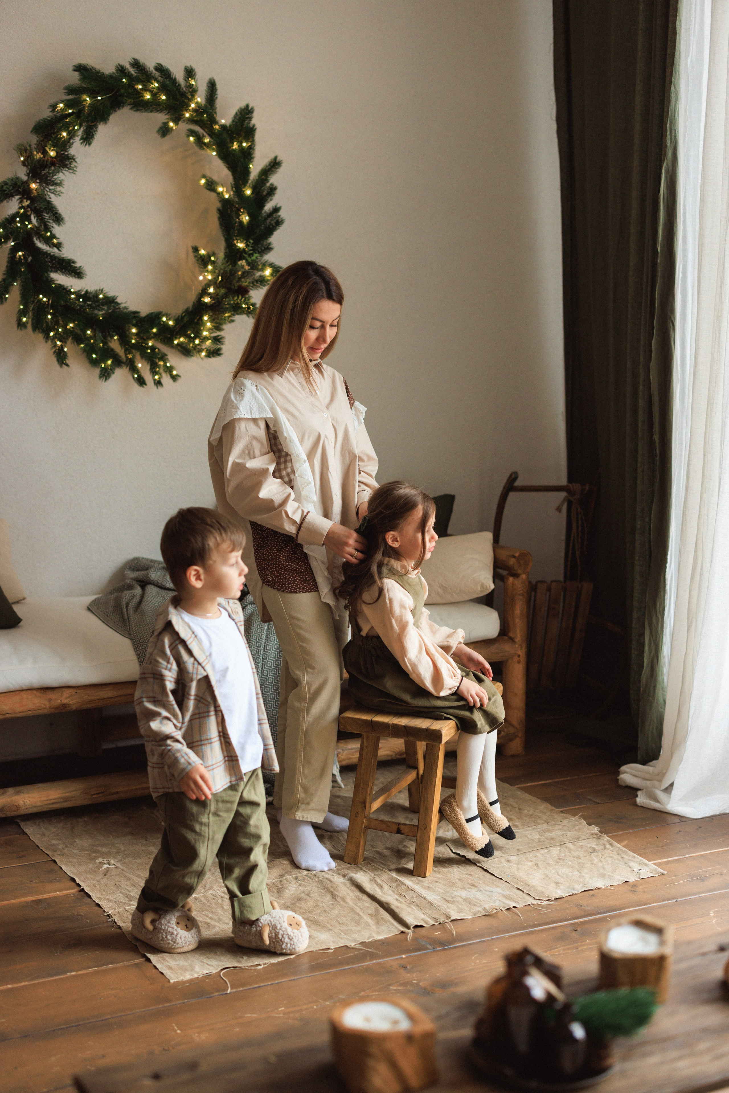 Семейная фотосессия в фотостудии «MESTONE», город Краснодар. Семейный и детский фотограф в Краснодаре Анна Трашкова
