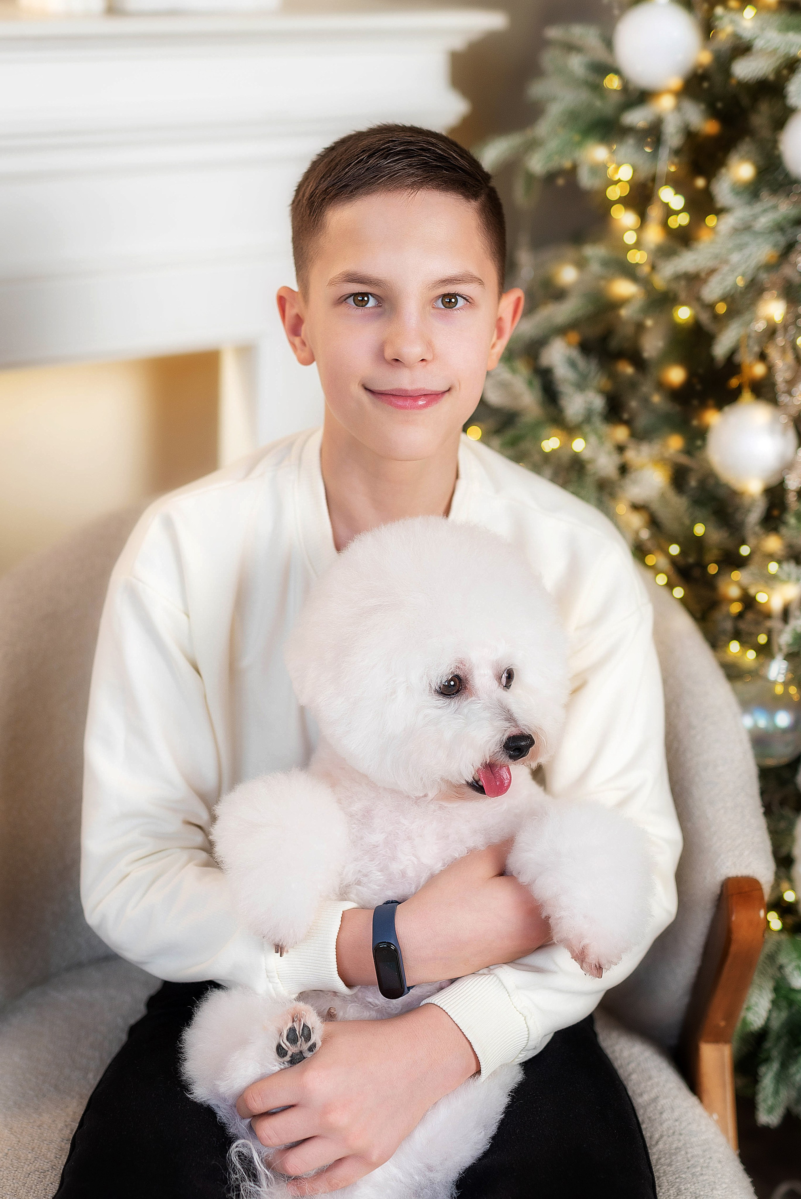 Фотосессия с бишонами. Семейный, детский фотограф в Воронеже Анна Никитина