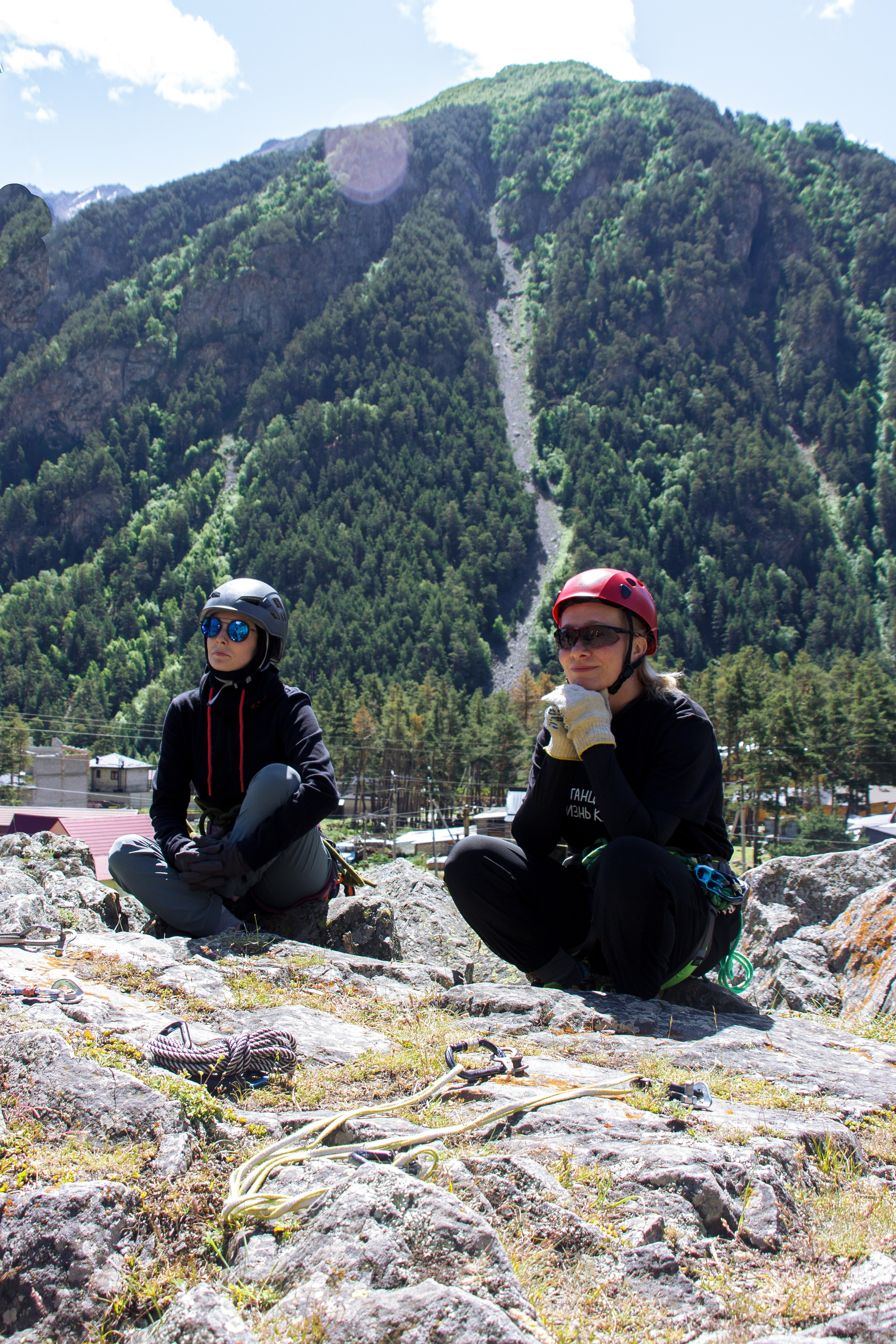 Тренировка на скалах в альплагере (Пример съемки). Фотограф Котий Даниил
