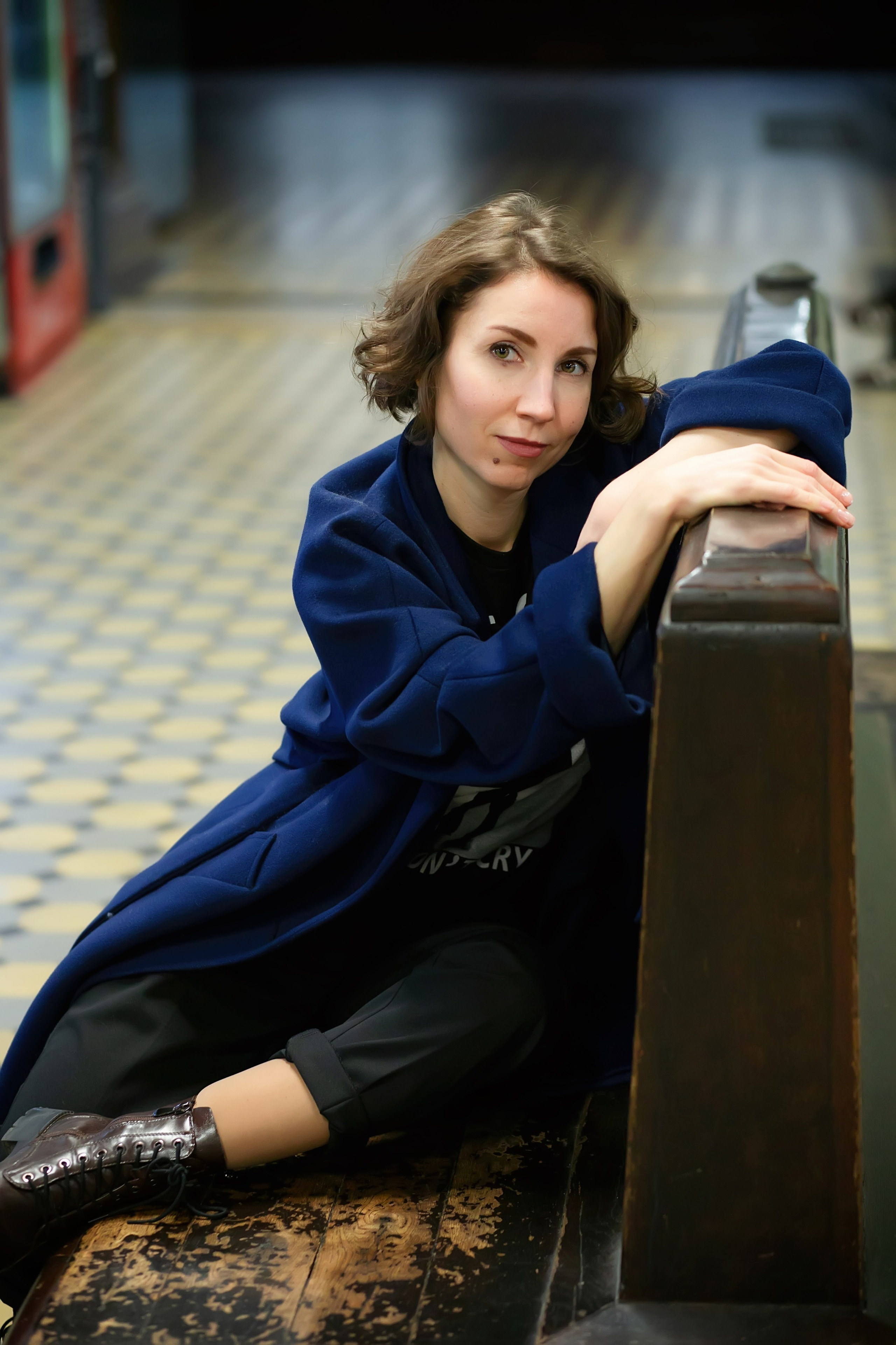 Фотосессия на Витебском вокзале в Санкт-Петербурге. Портретные фотосессии, контент-съемки, репортаж