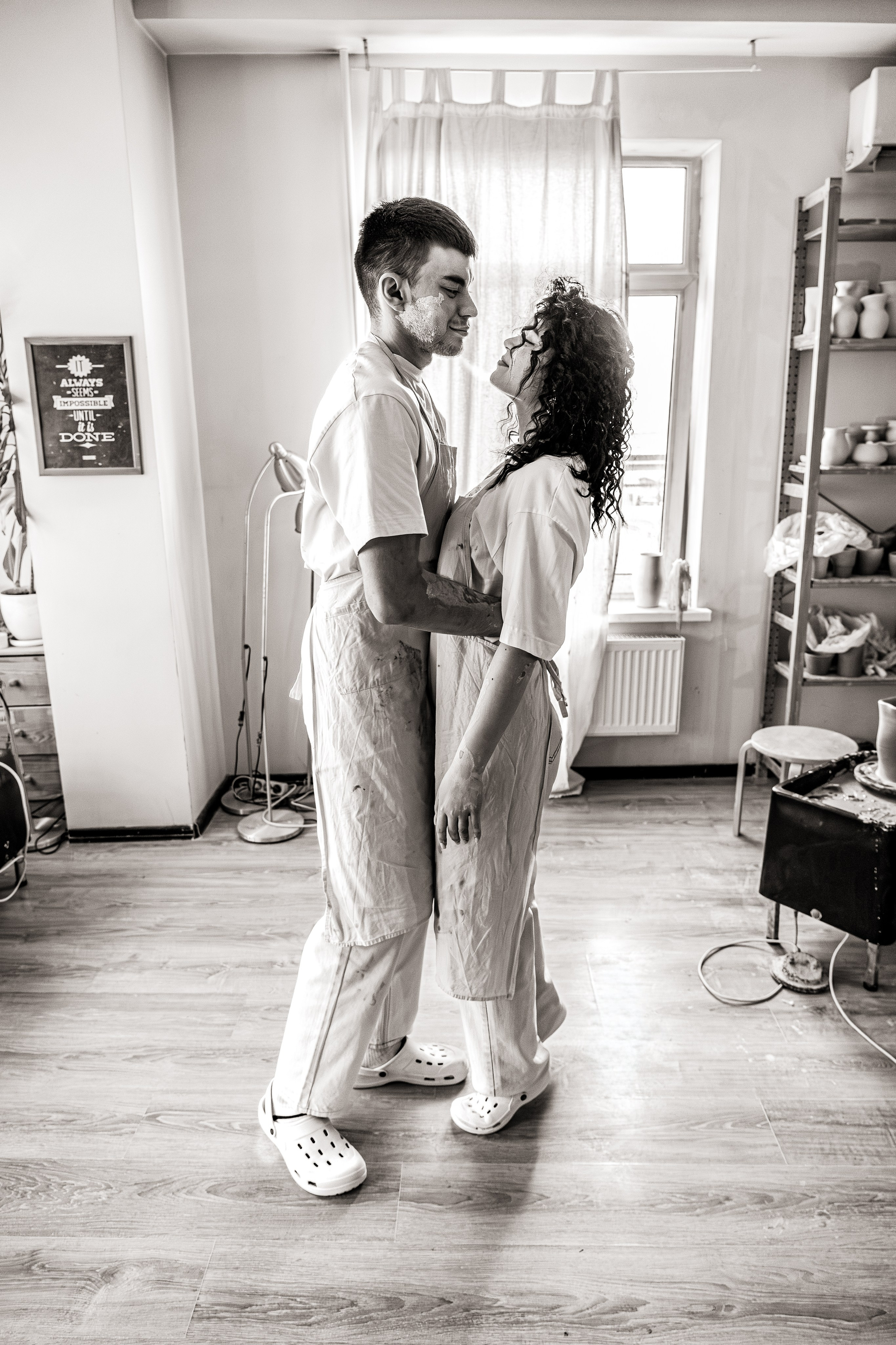 Свидание в гончарной мастерской (A&A). Легкая фотография