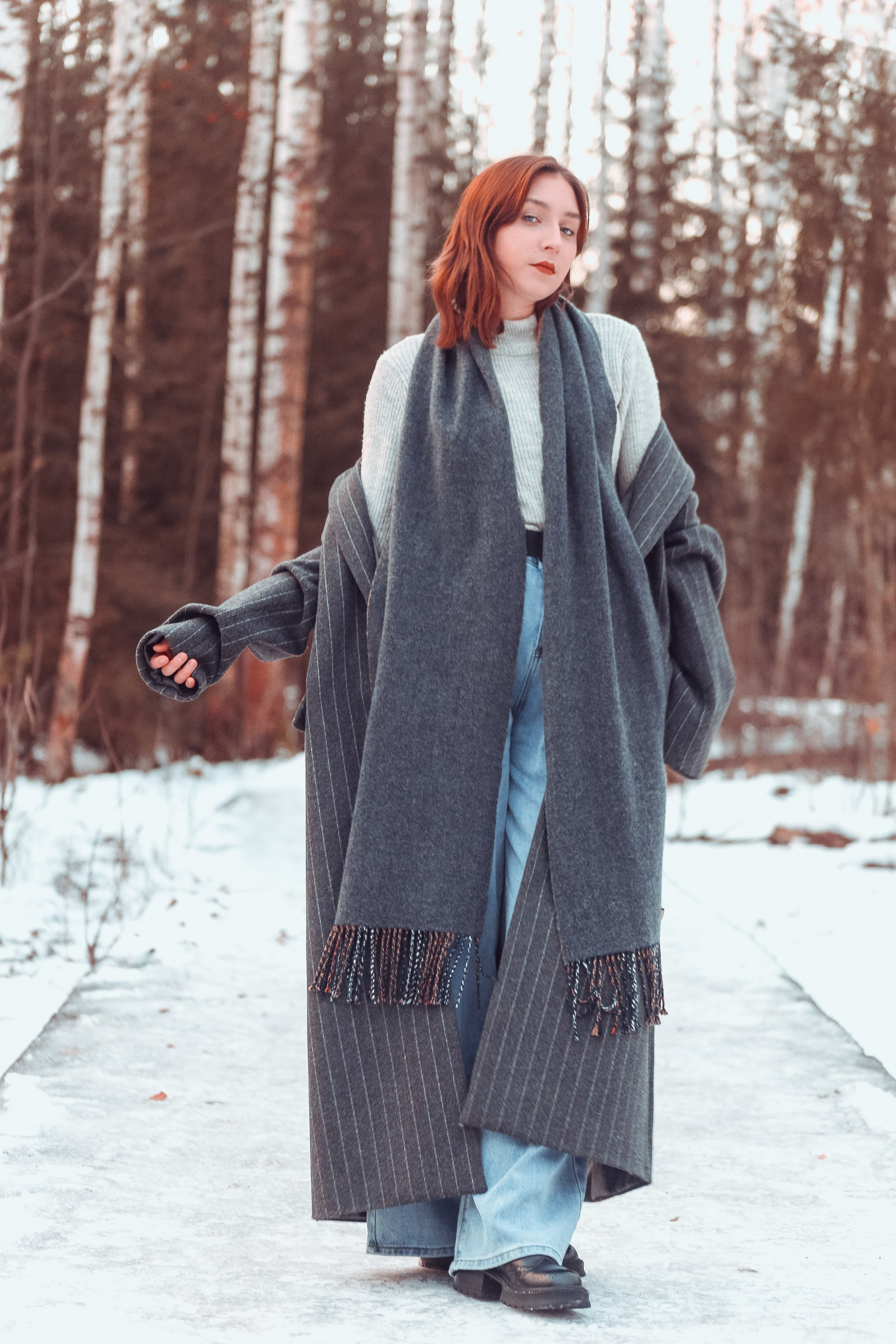 Ксюша в лесу. Фотограф Пермь. Фотосессия в фотостудии Перми и на свежем воздухе