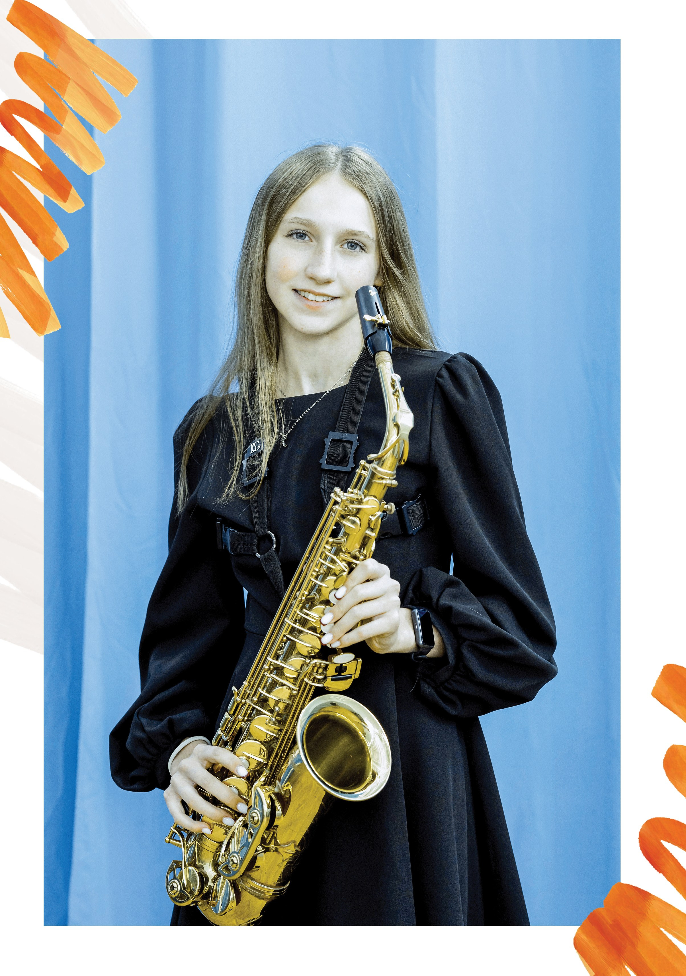 Валерия, саксофон. Фабрика выпускных альбомов