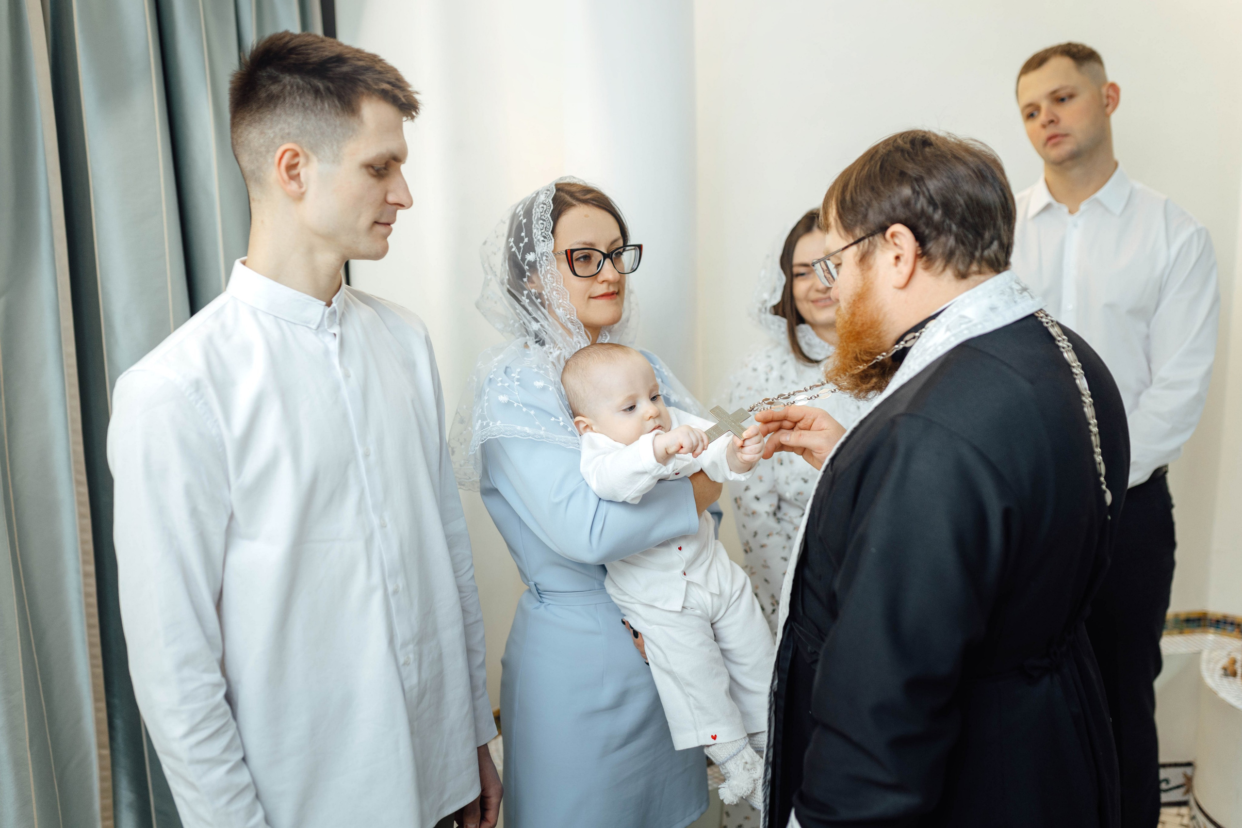 Крещение Матвея, храм Святой Троицы, декабрь 2025