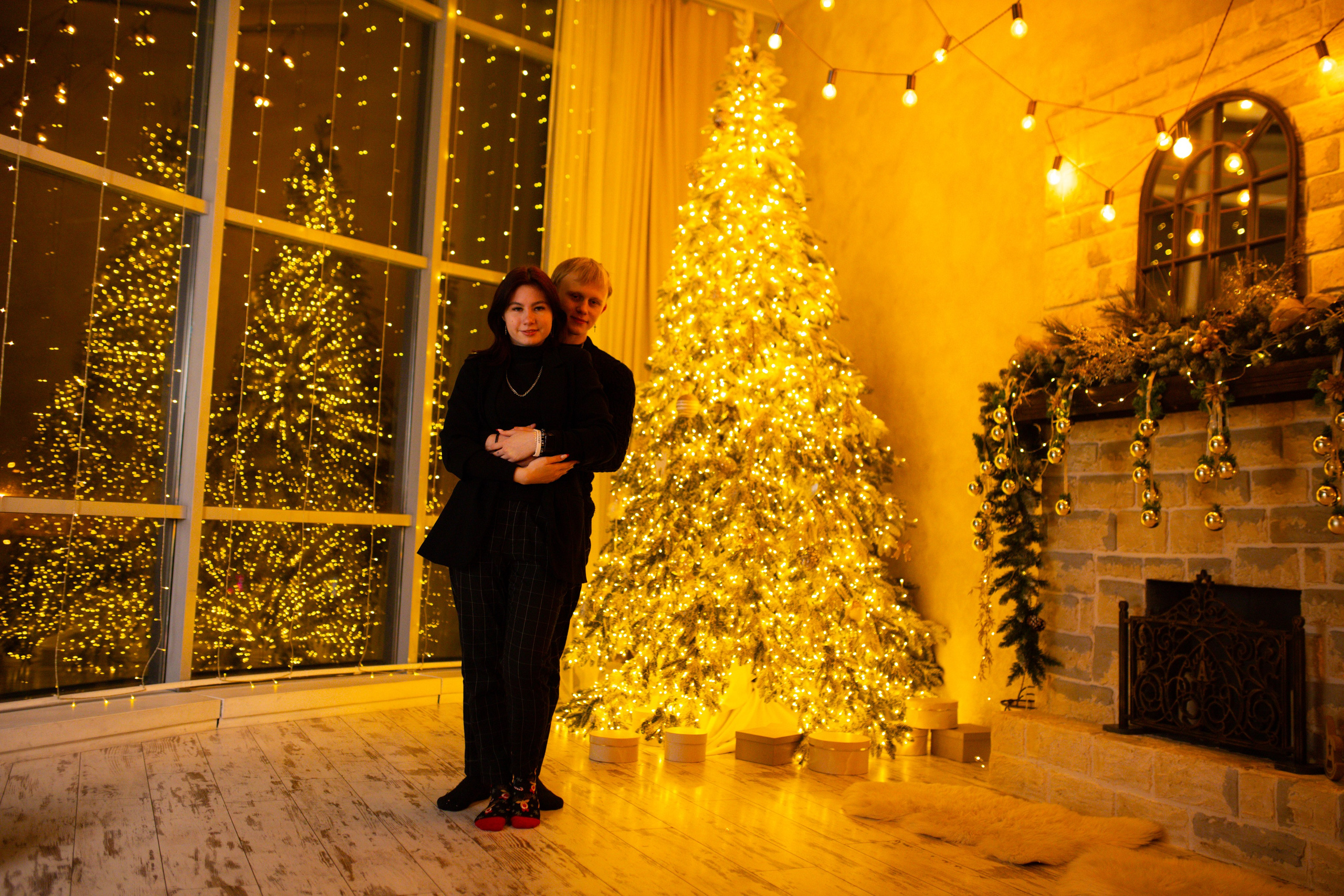 Семейная новогодняя фотосессия. Свадебный и семейный фотограф Виолетта в Липецке