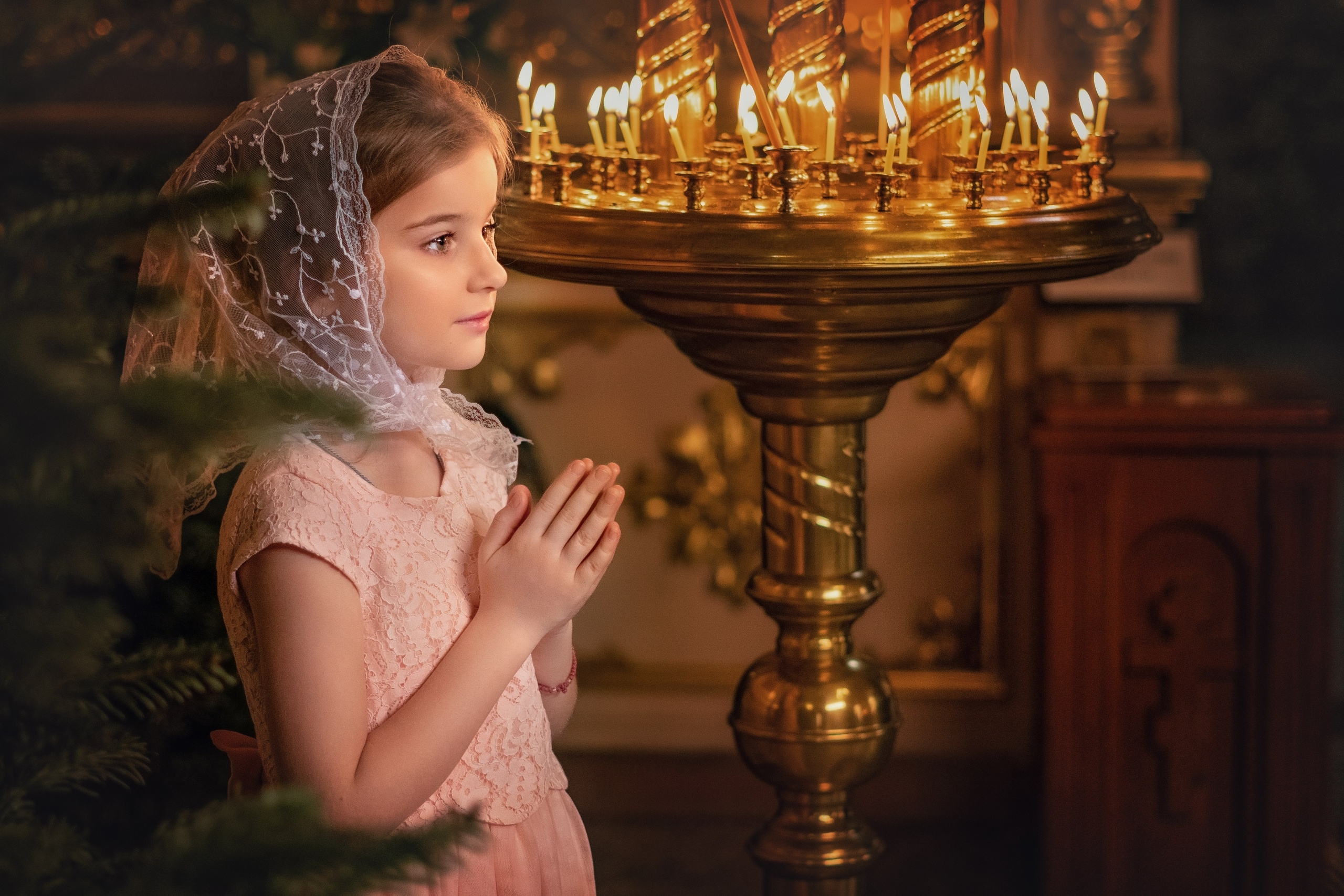 Крещение Арины в Москве