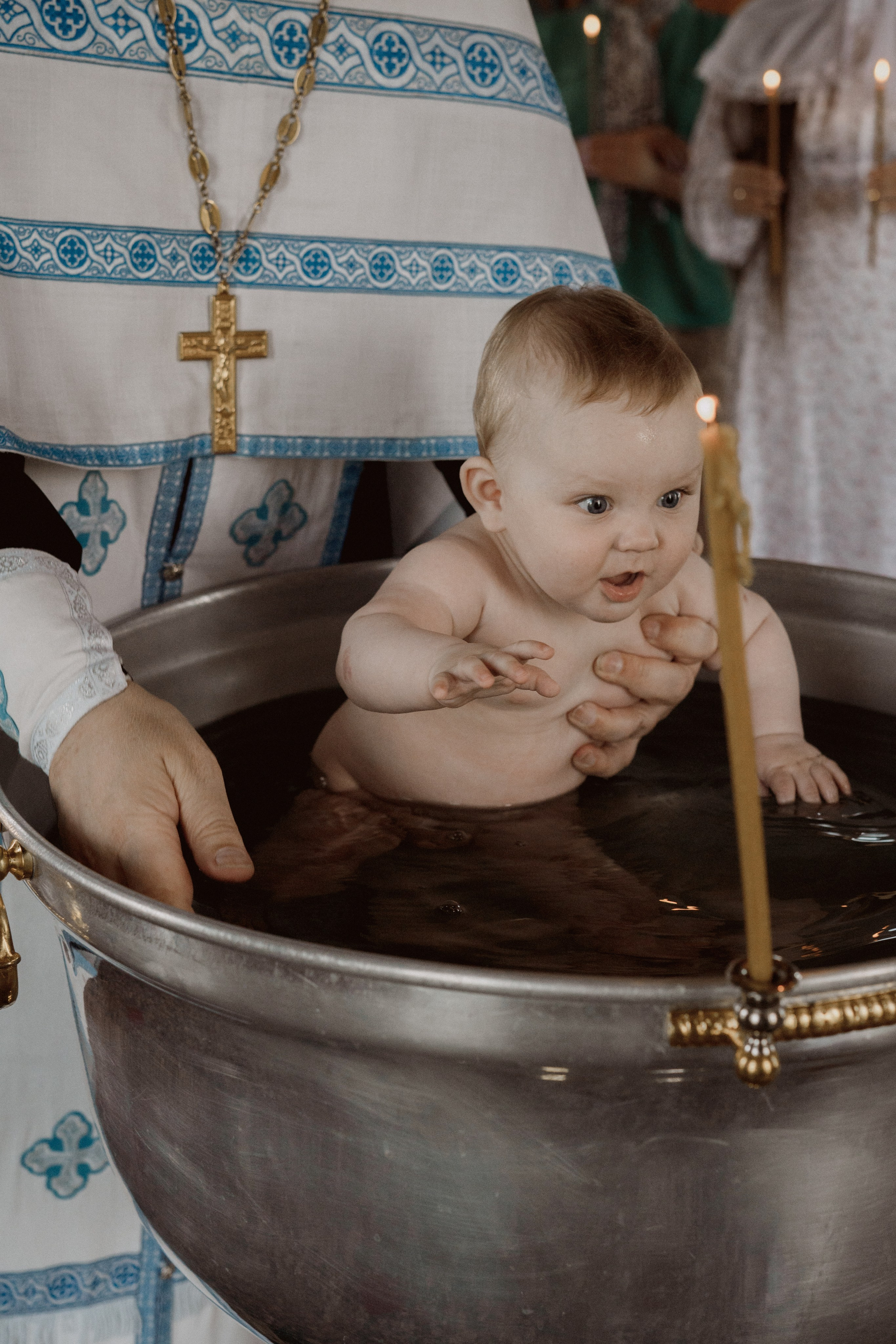 Крещение в Свято-Георгиевском монастыре. Семейный фотограф и видеограф Алёна Ким