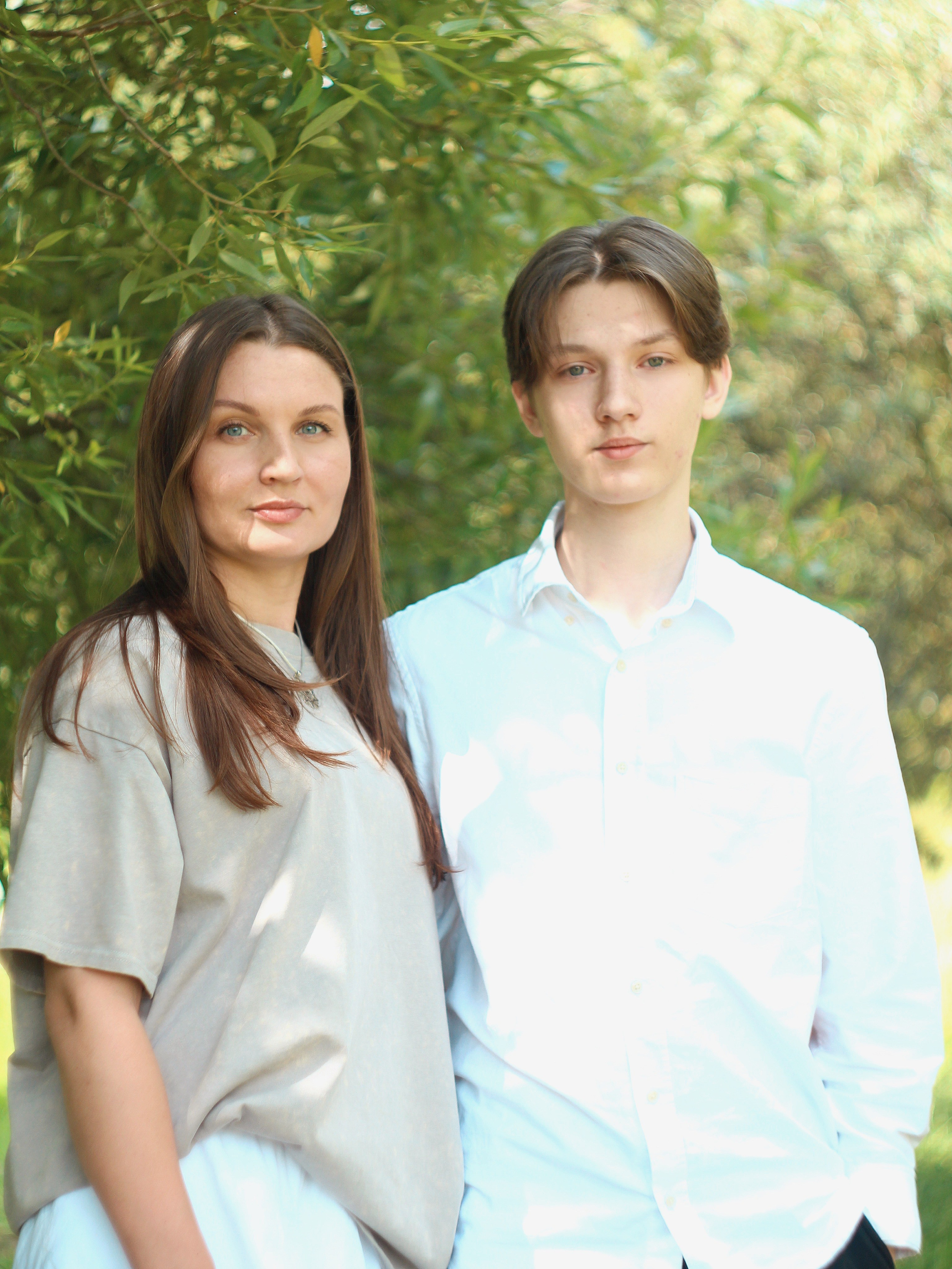 Юля и сын Женя. Photography Eva