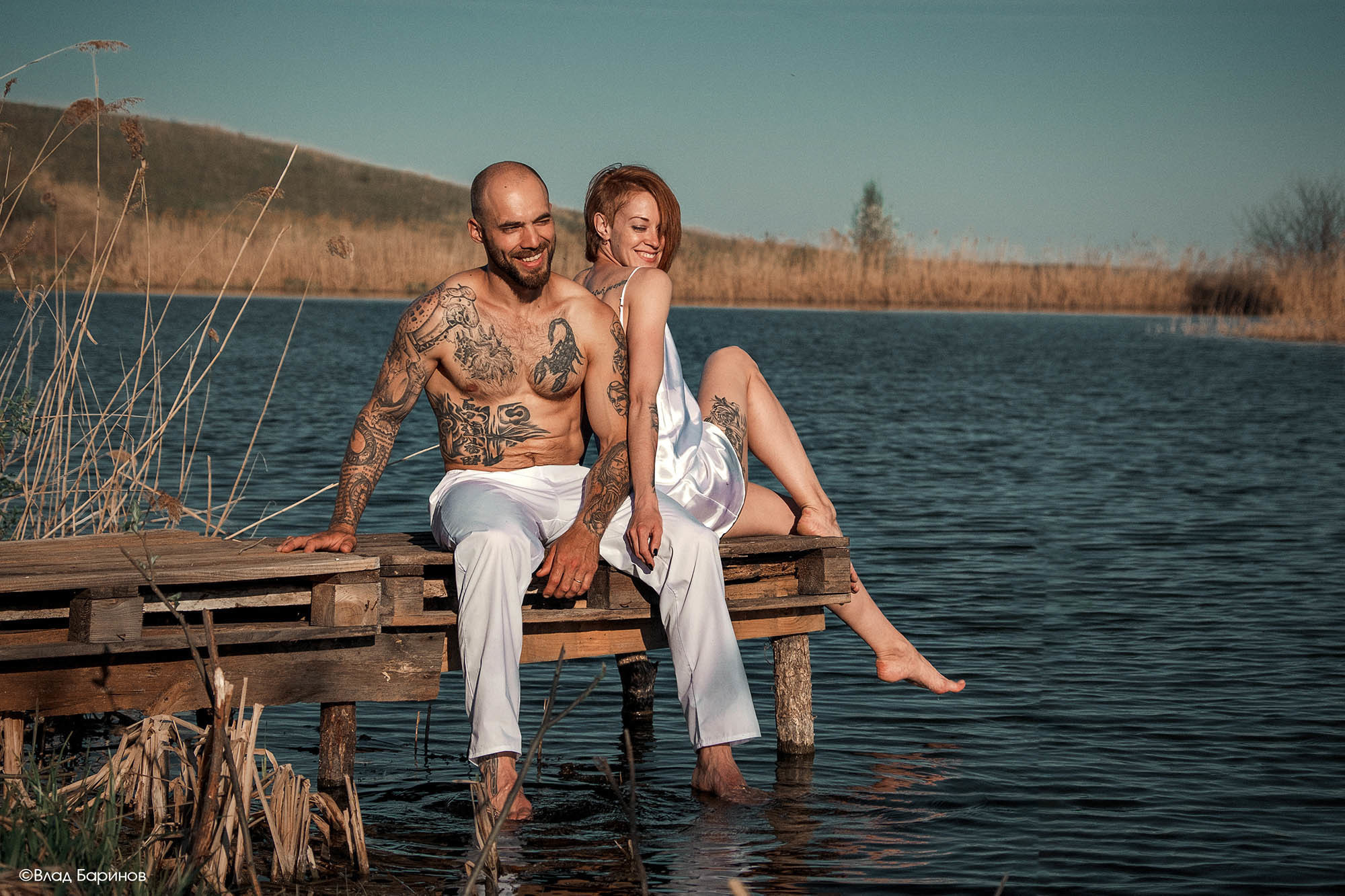 Чувственная фотосессия в вишневом саду