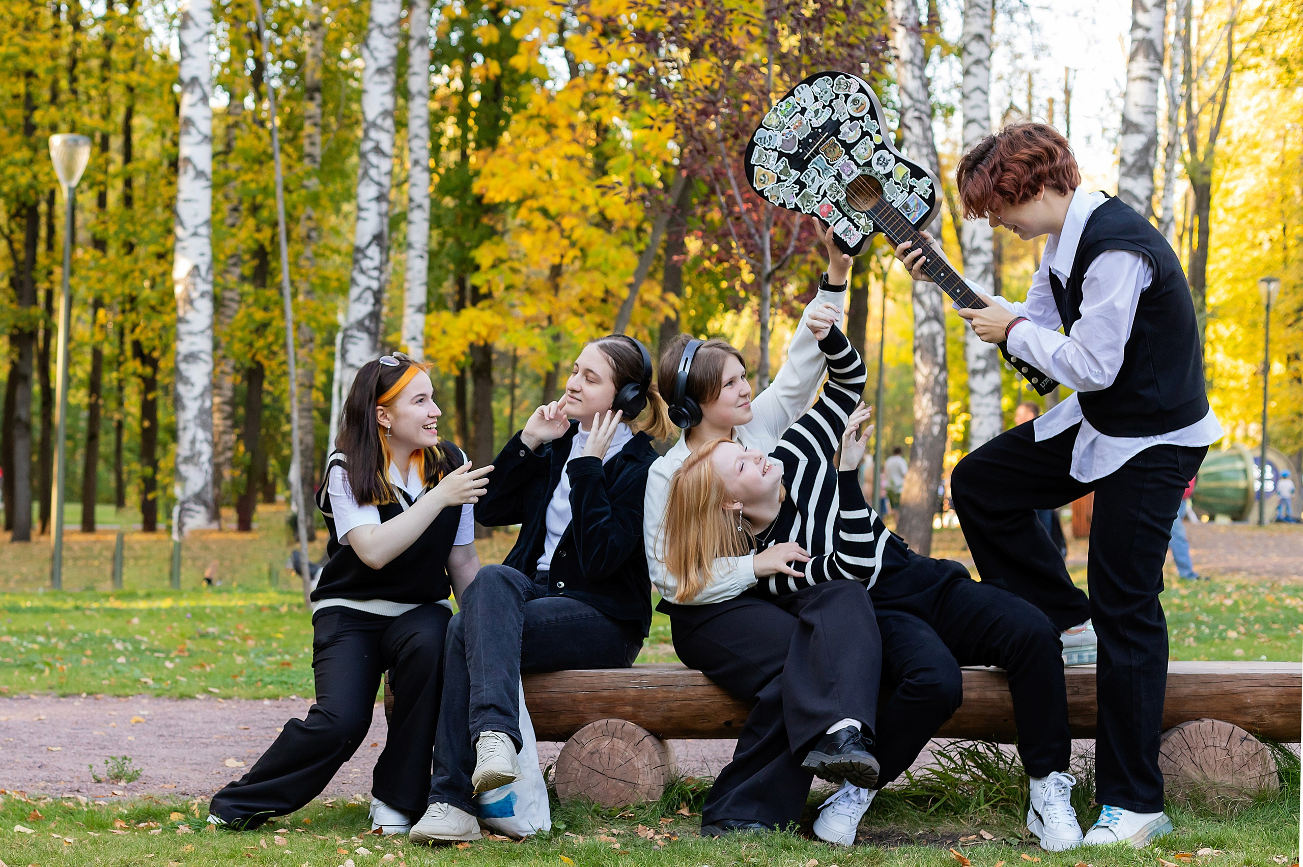 Съёмка в парке. Выпускные альбомы «Эврика» в Нижнем Новгороде