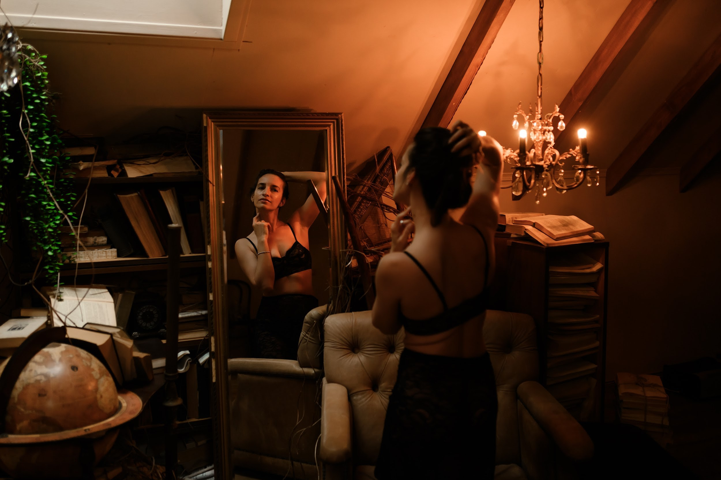 Екатерина. Заброшенный чердак. Фотограф Марина Росси