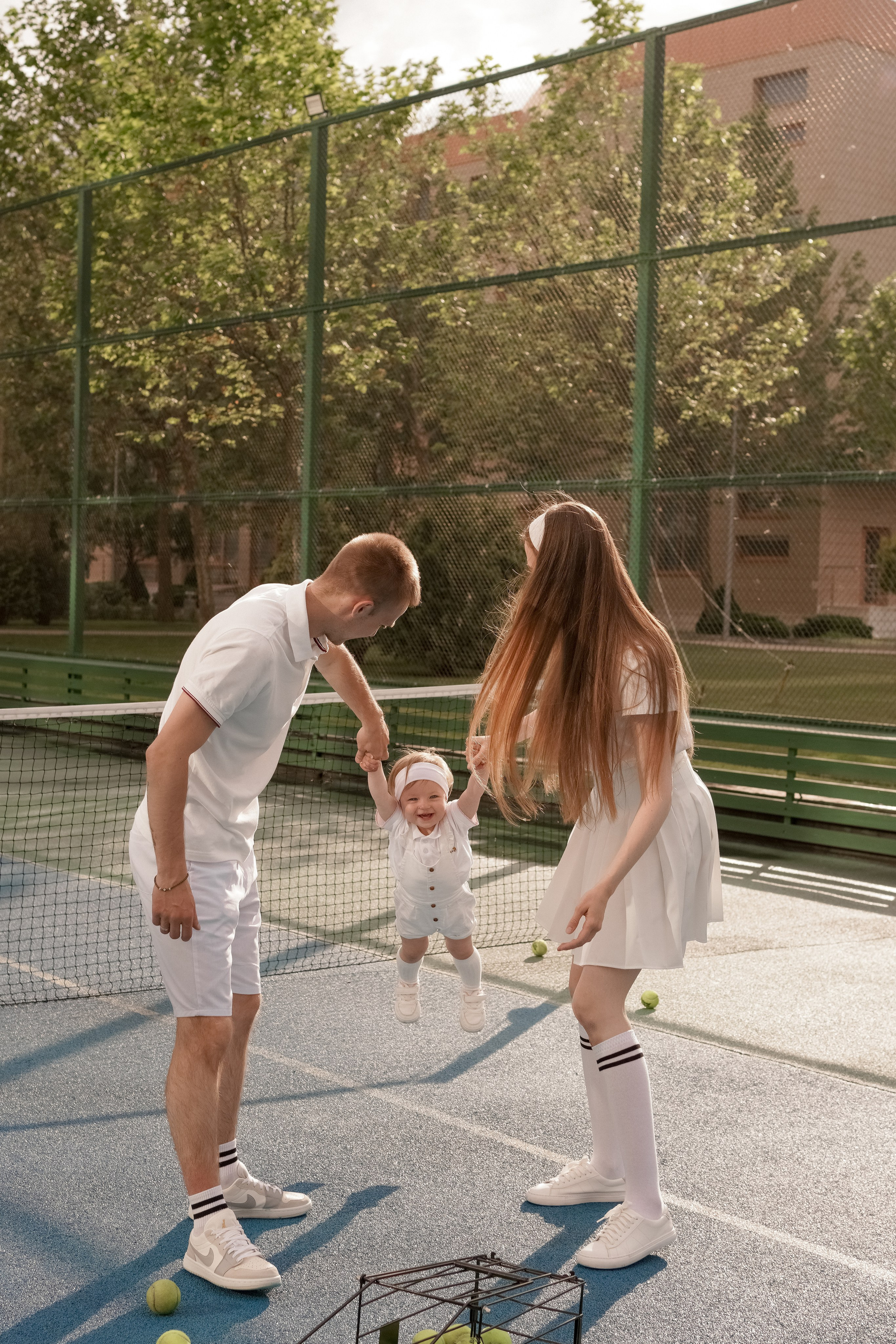 Теннис с семьей. Свадебный и семейный фотограф Афанасьева Анна в Кисловодске