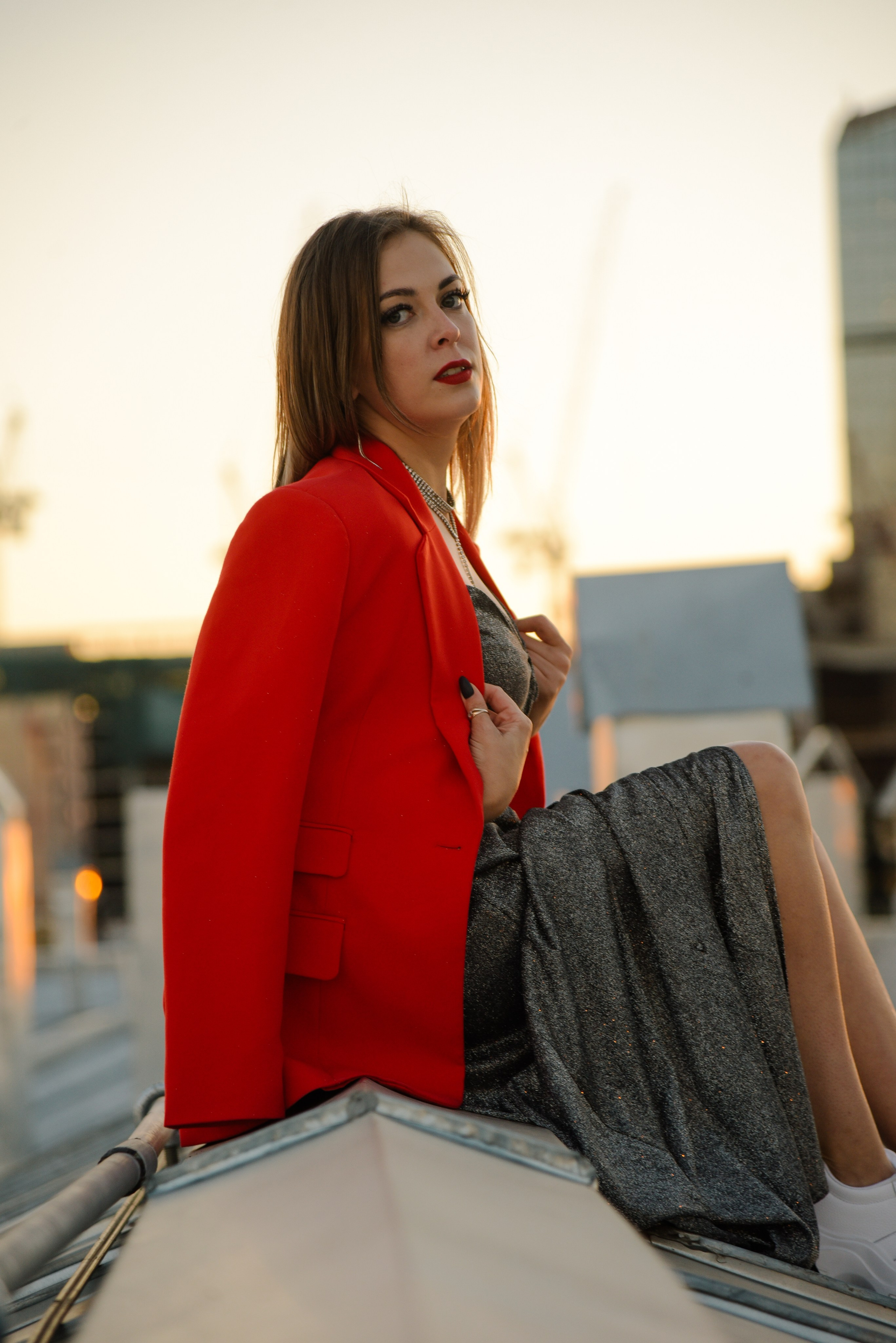 Крыша напротив Москва-Сити. Фотограф Лола Волна, город Москва