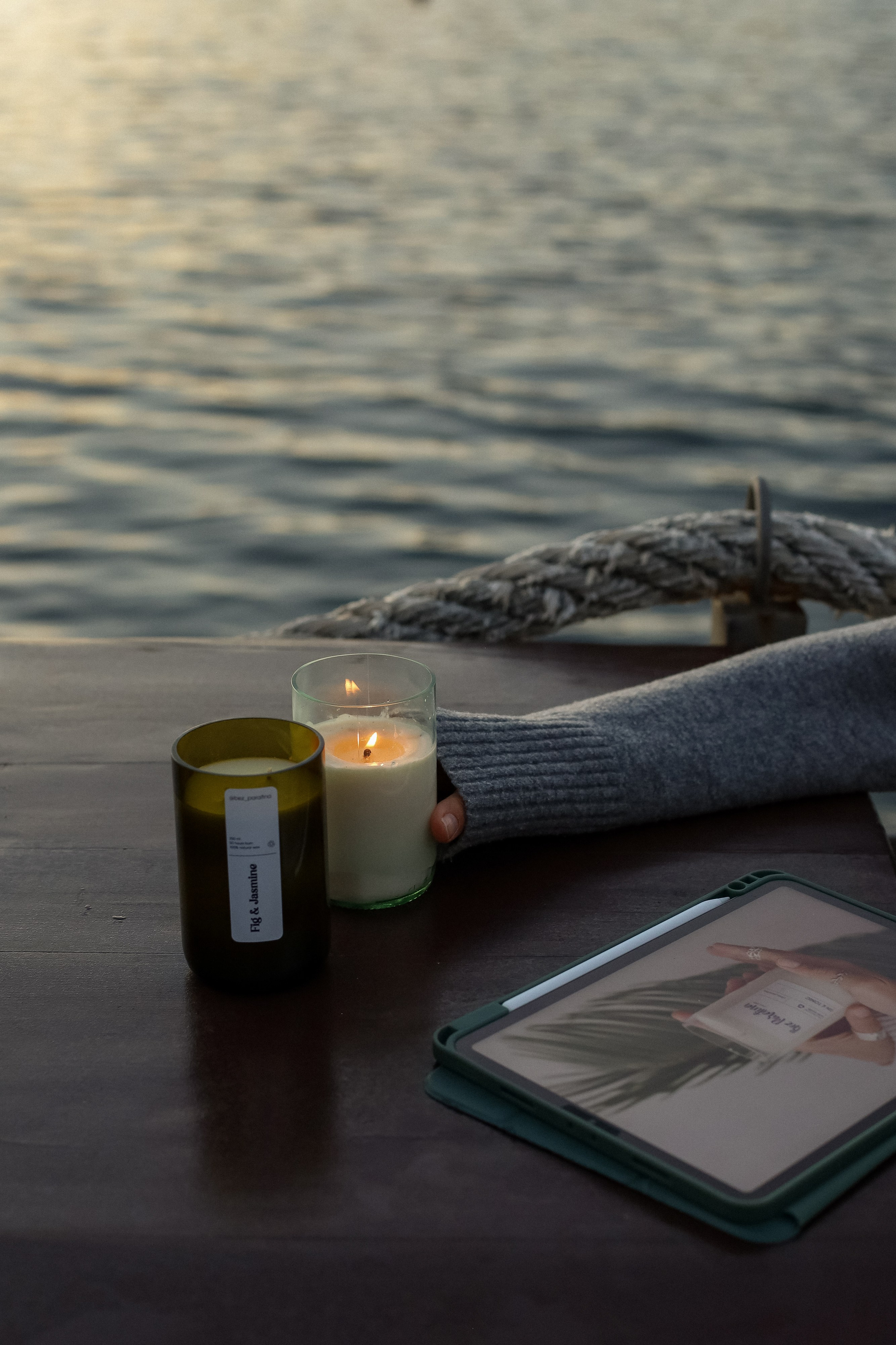 Candles brand bez_parafina. Photographer in Montenegro — professional photoshoots