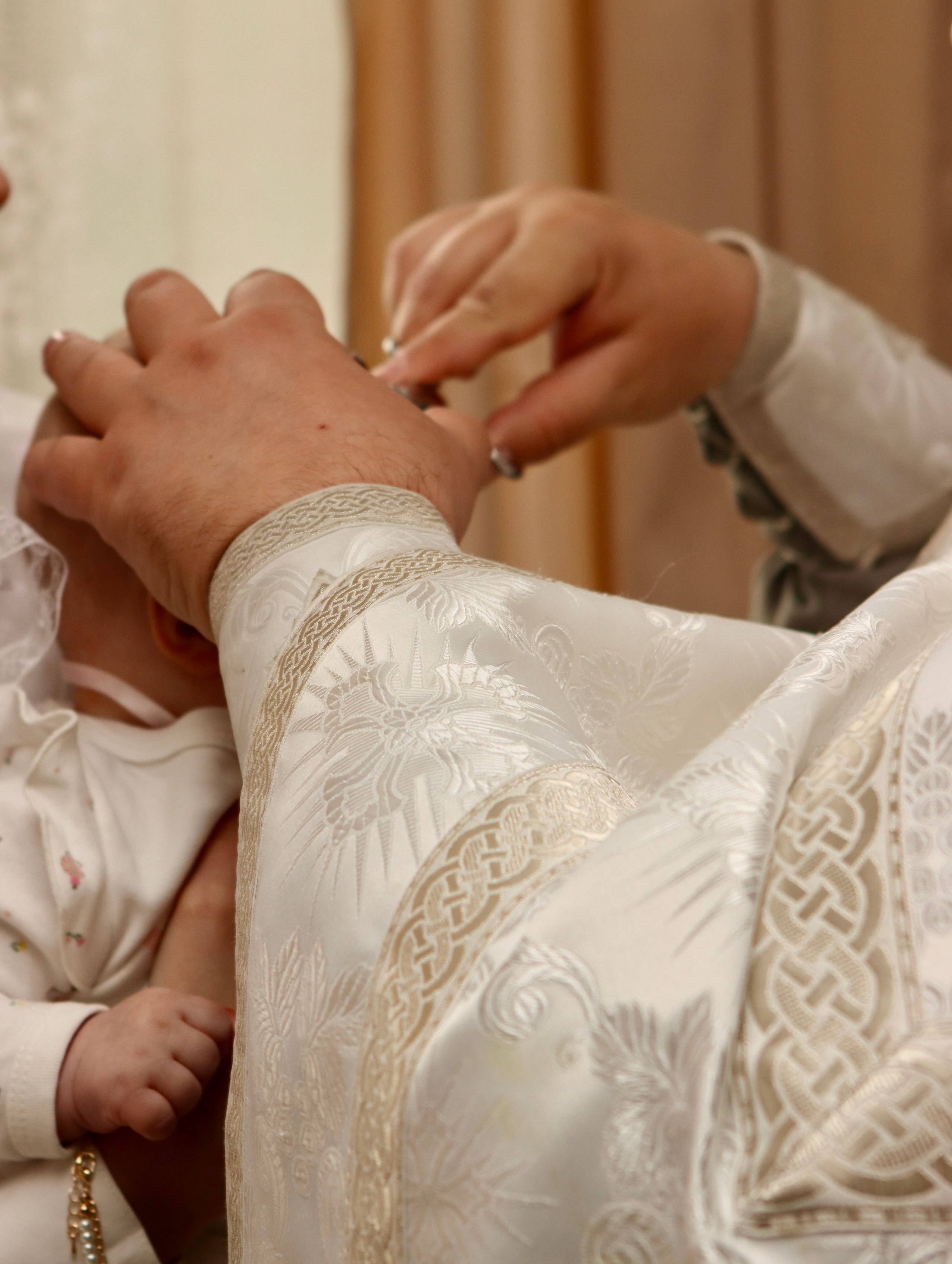 Анастасия и Вадим — крещение Виктории. Фотограф в Курске Смирнов Евгений